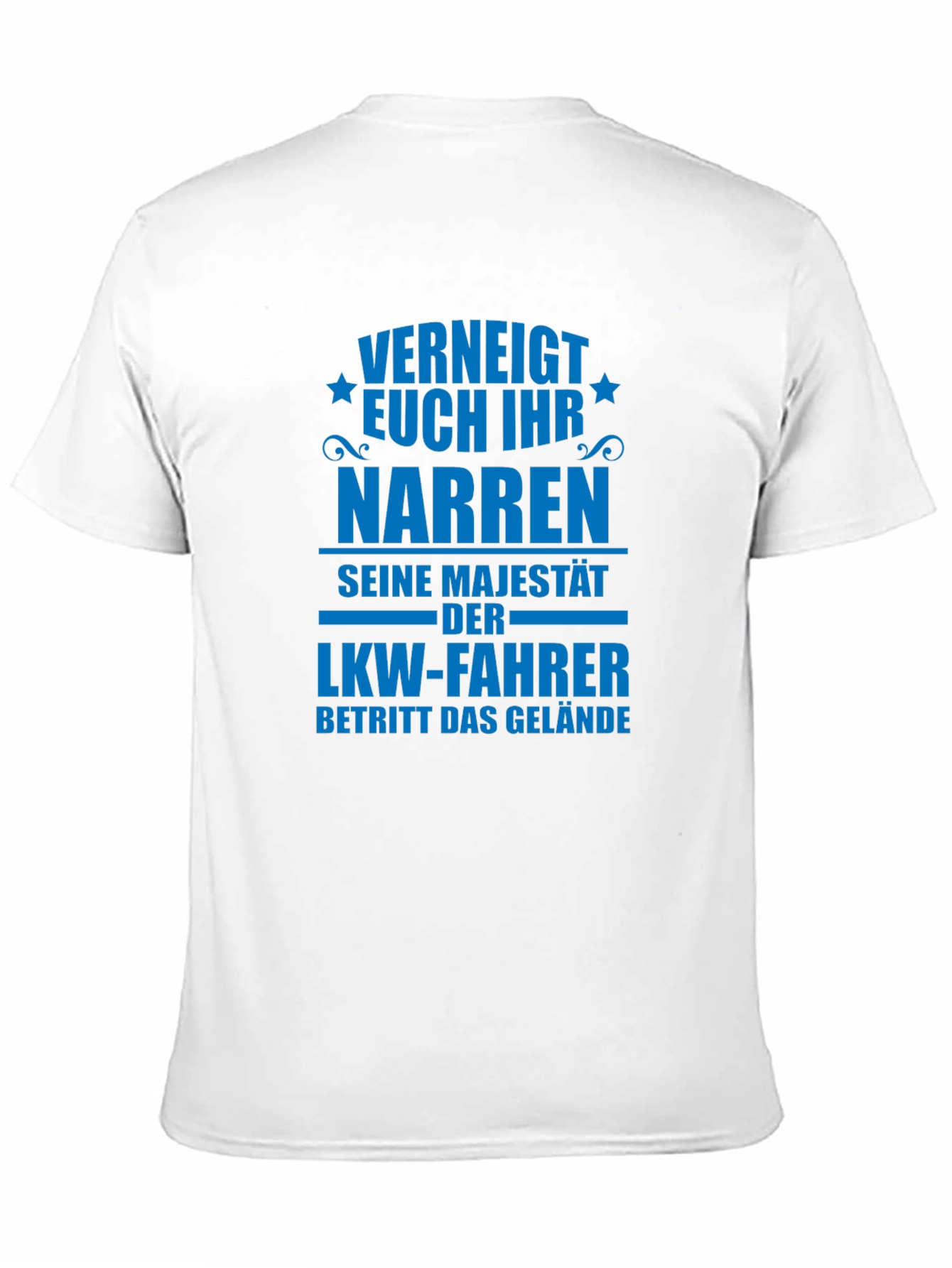 Black Trucker Driver T-Shirt - "Seine Majestät DER LKW-FAHRER" view 11