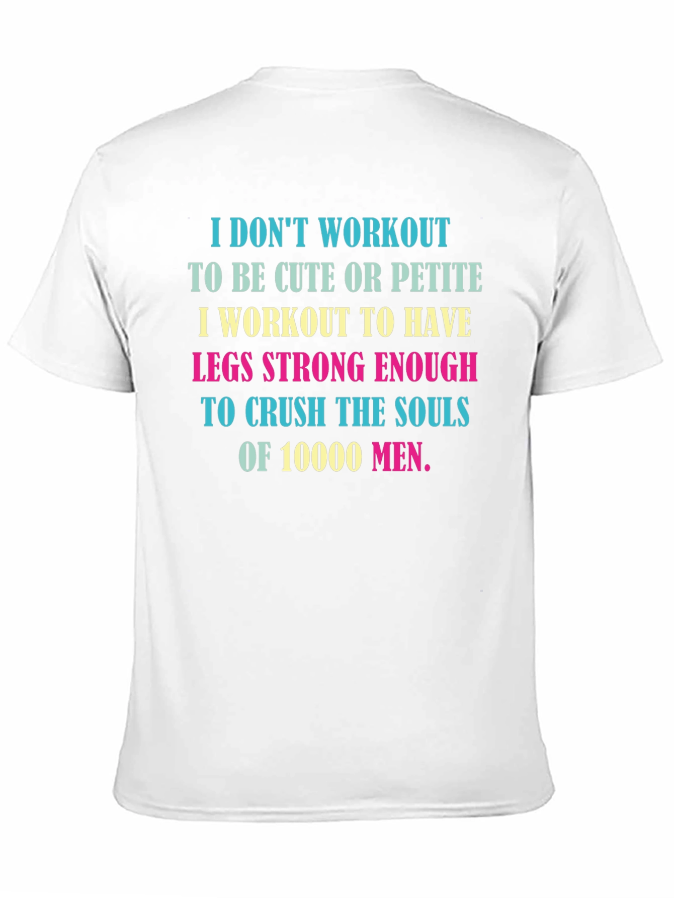 Black Workout Motivation T-Shirt - Crush 10000 Men view 11