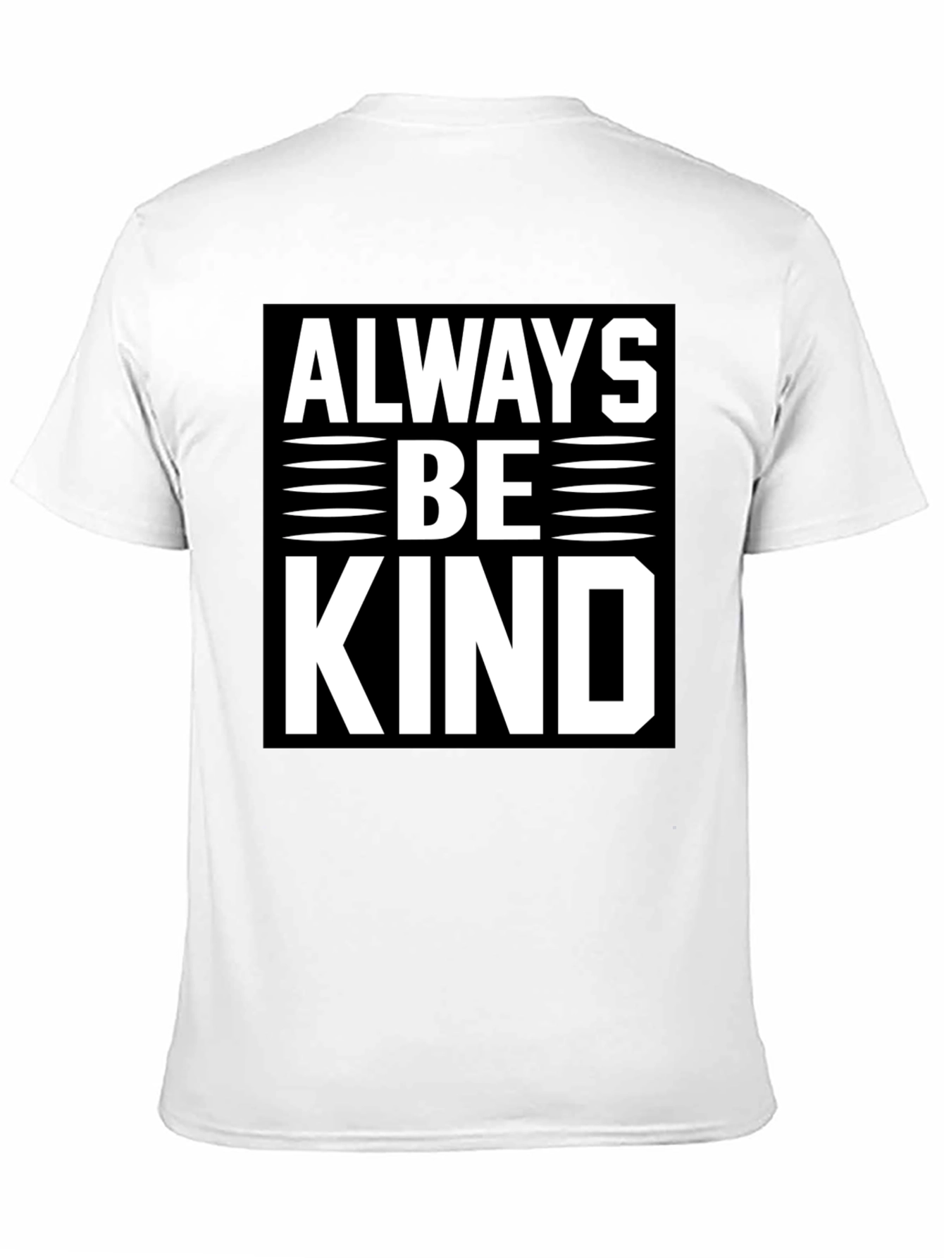 Black Always Be Kind Graphic Tee - Men's Black T-Shirt view 11