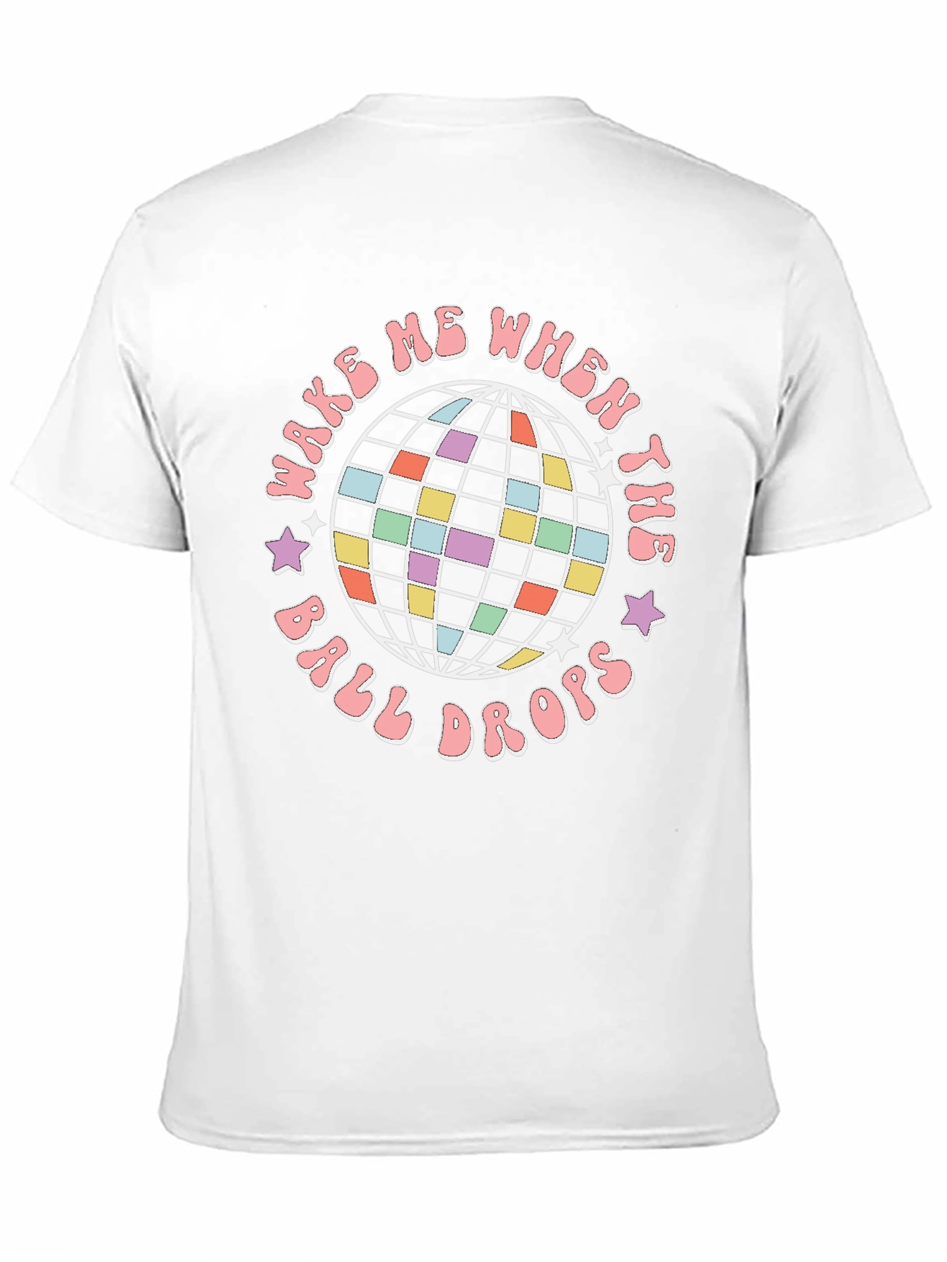 Black Disco Ball T-Shirt: Make Me When The Ball Drops view 11