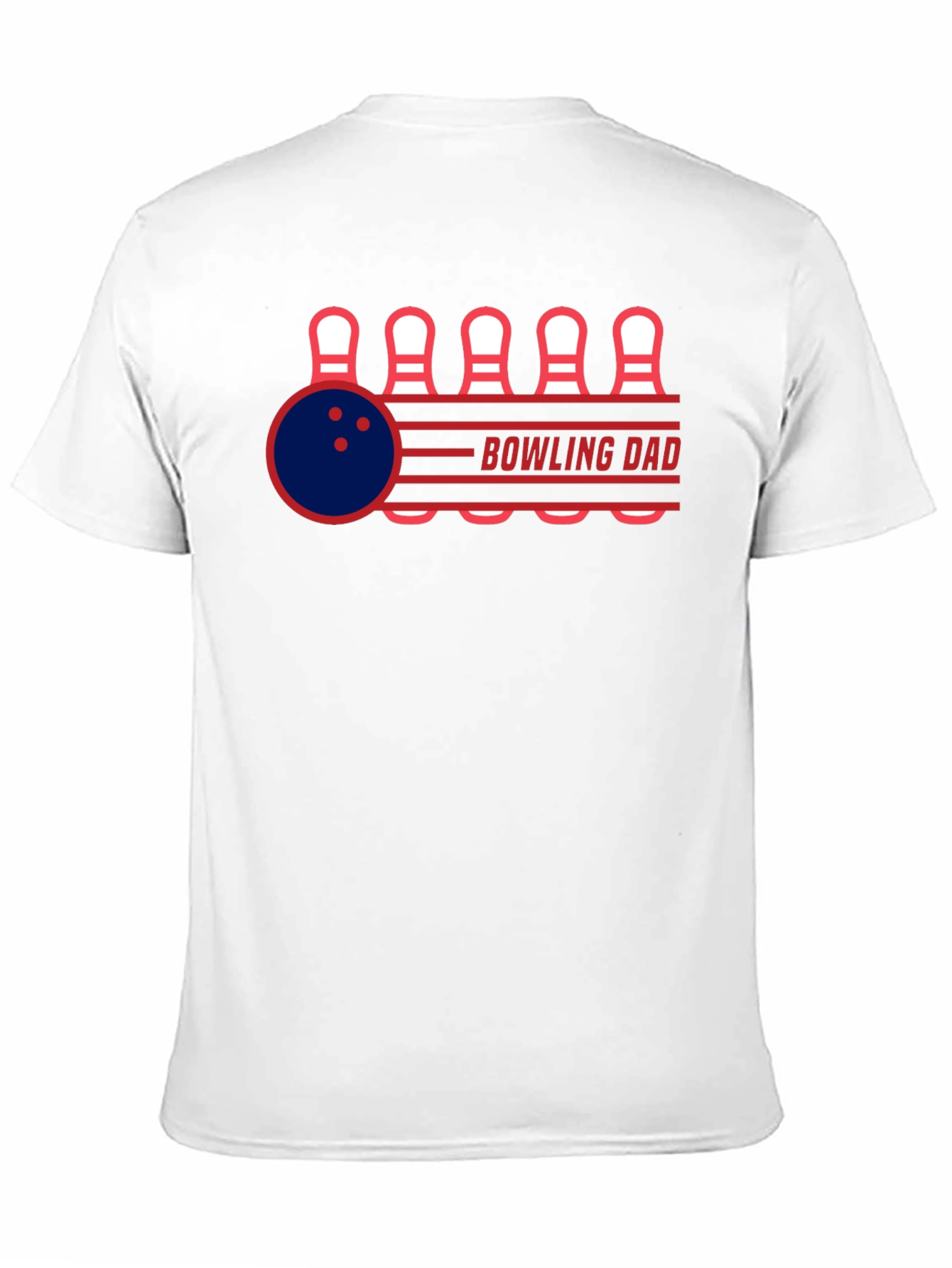 Black Bowling Dad Graphic Tee - Strike in Style! view 11