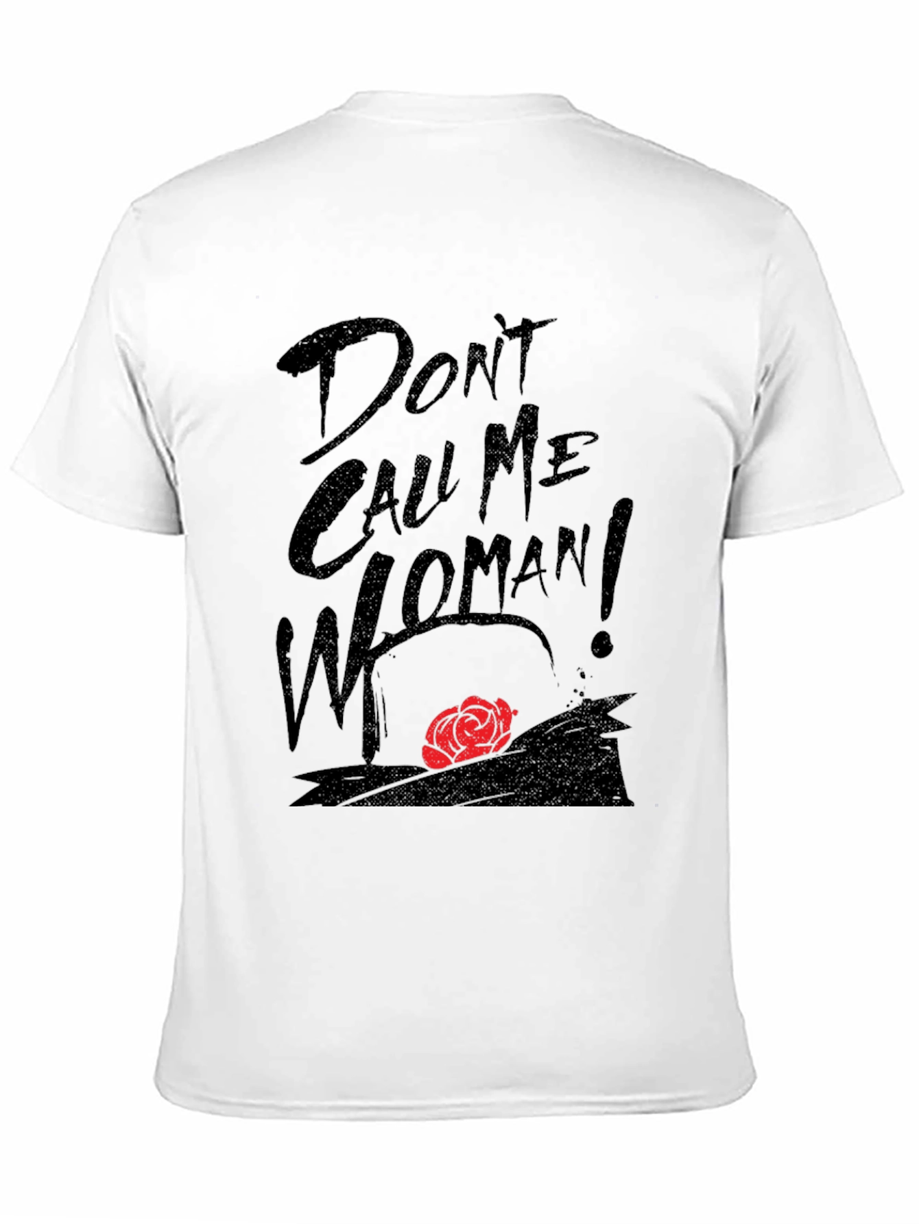 Black Don't Call Me Woman T-Shirt - Unique Graphic Tee view 11
