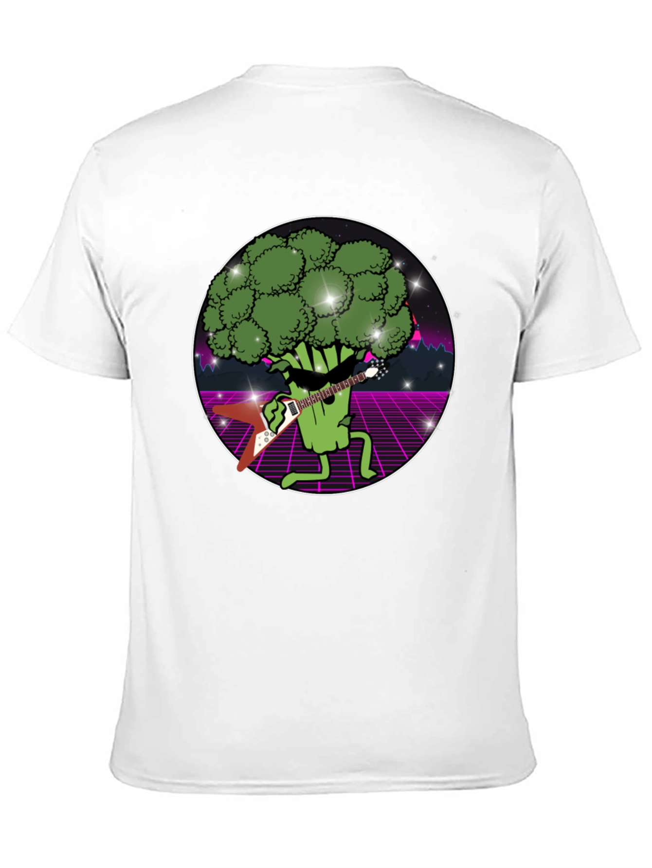 Black Broccoli Rocker T-Shirt view 11