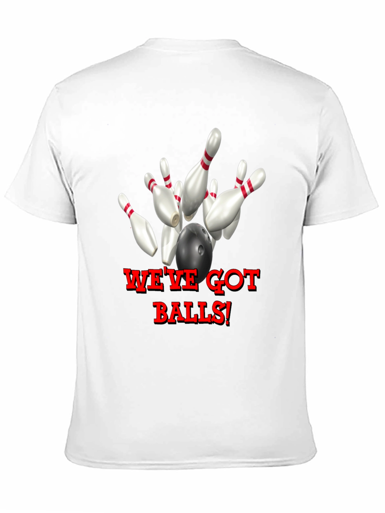 Black Bowling T-Shirt - We've Got Balls! view 11