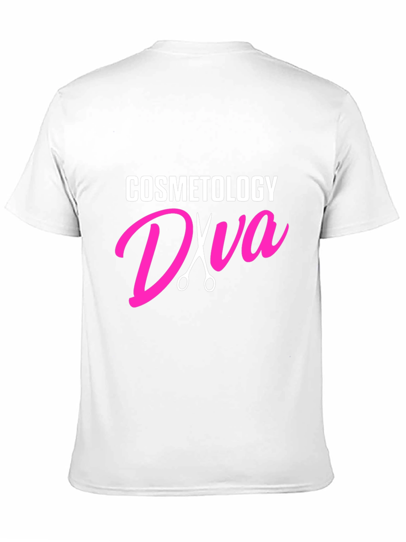 Black Cosmetology Diva T-Shirt - Black view 11