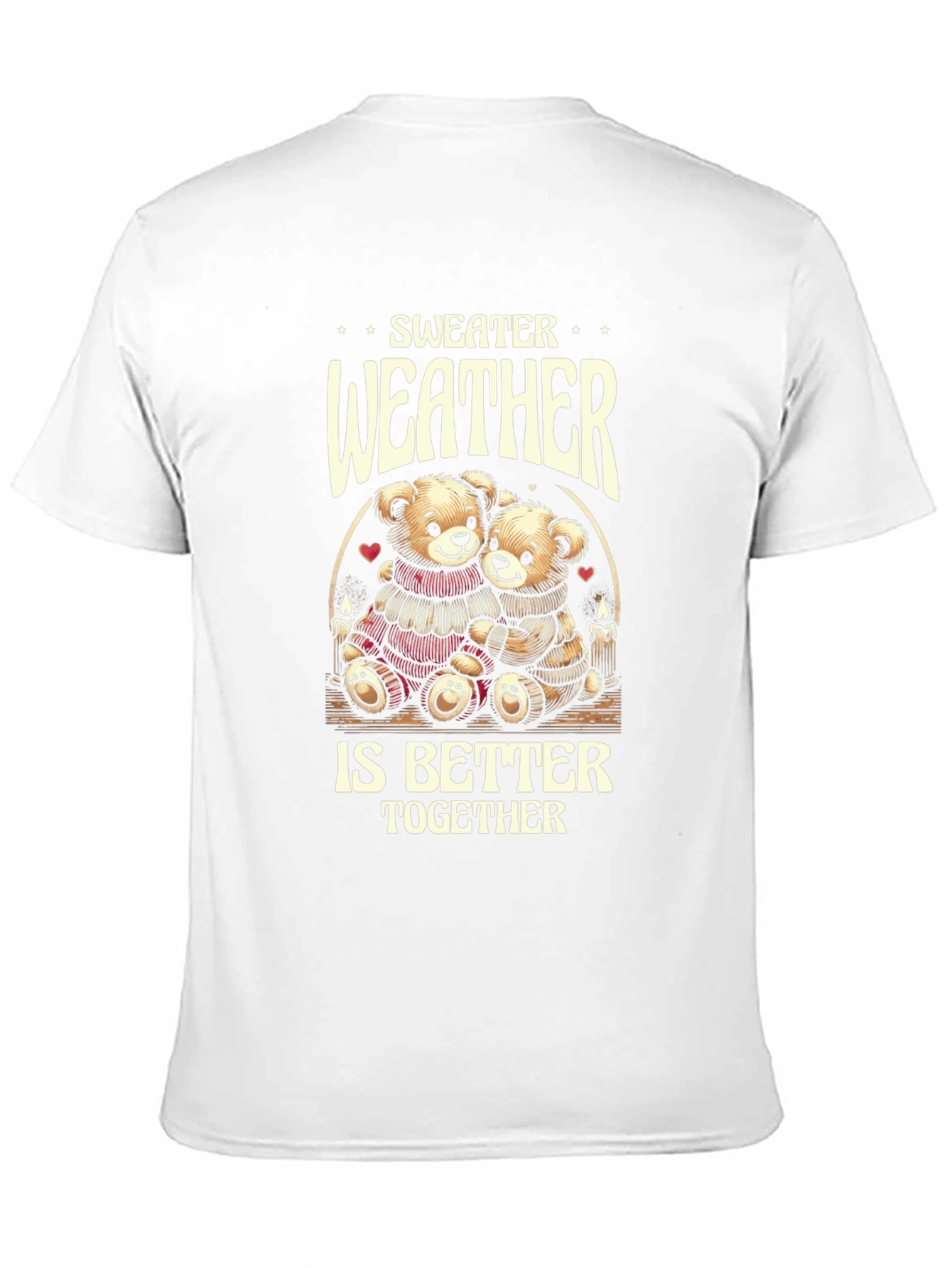 Black Sweater Weather Bears Graphic Tee view 11