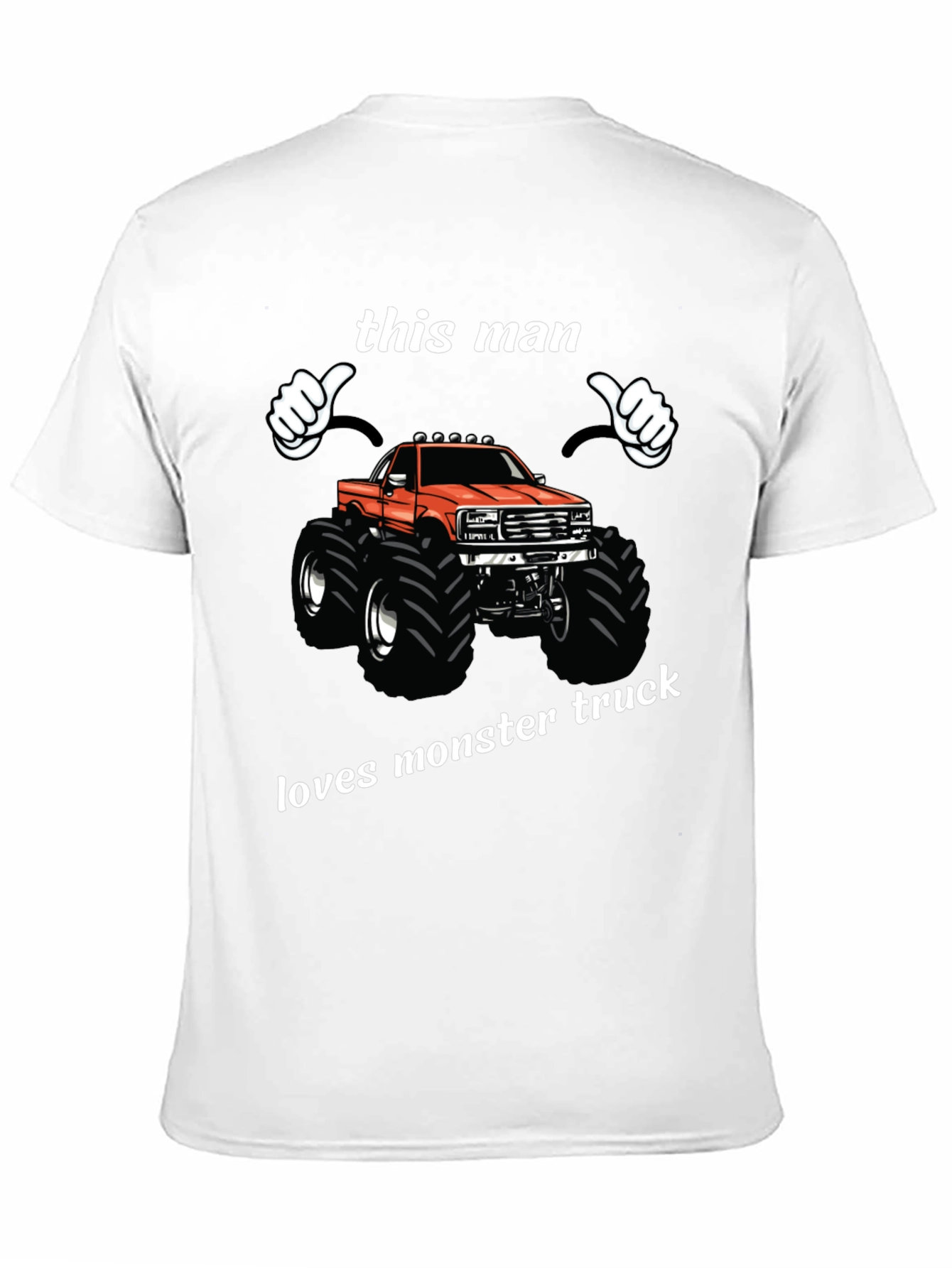 Black Monster Truck Lover T-Shirt view 11