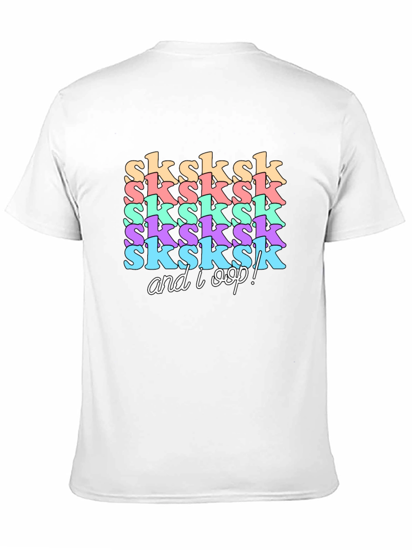 Black SkSkSk and I Oop!  Graphic T-Shirt  view 11