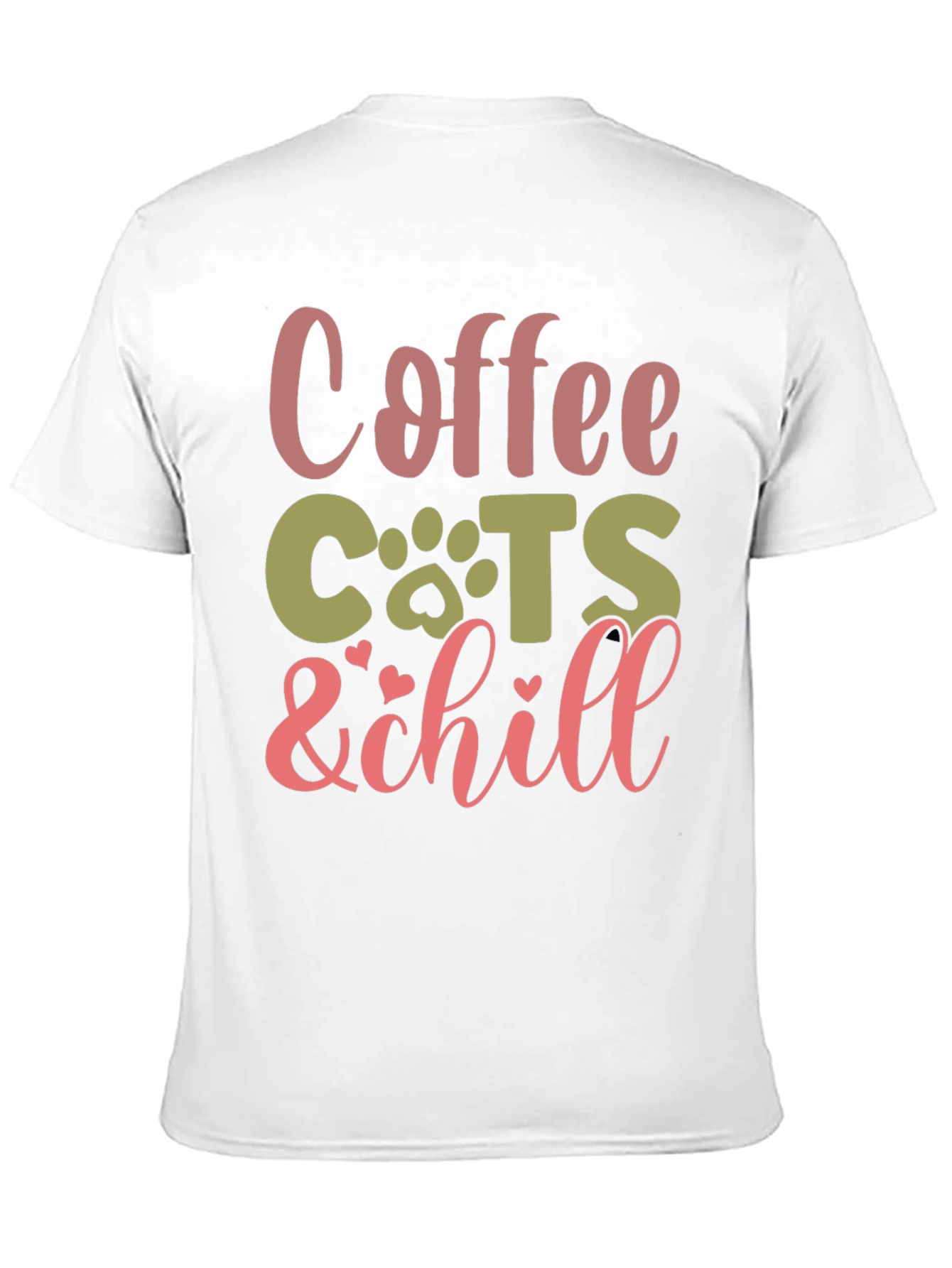 Black Coffee Cats & Chill Black Graphic Tee view 11