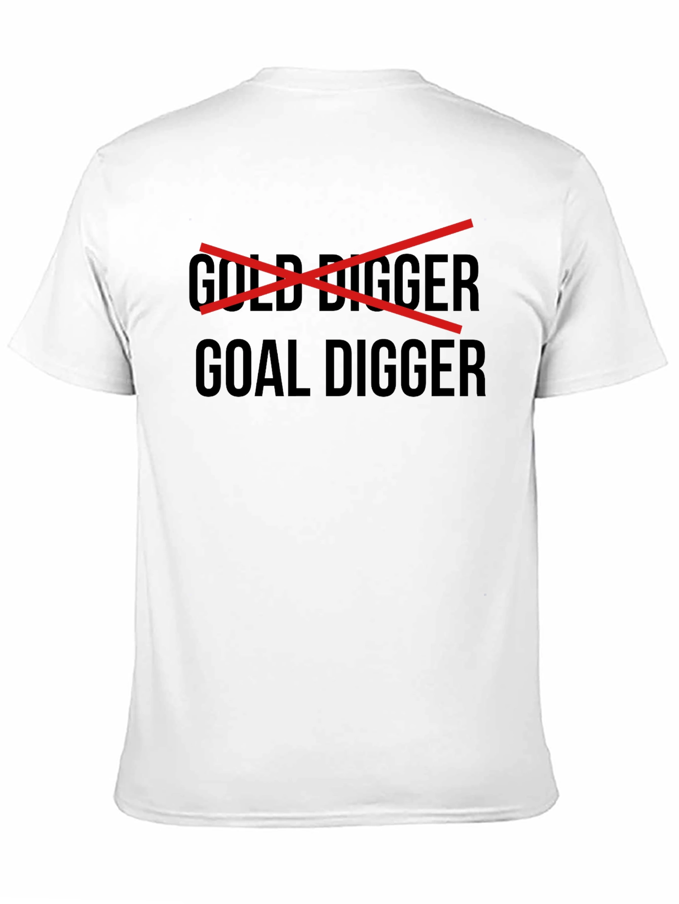 Black Goal Digger T-Shirt - Motivational Graphic Tee view 11