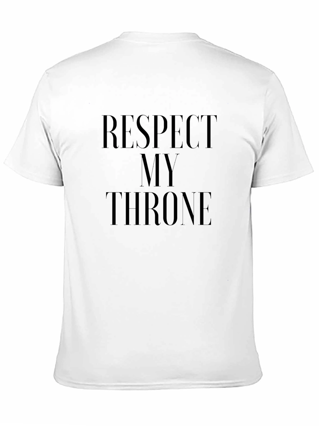 Black Respect My Throne Black T-Shirt view 11