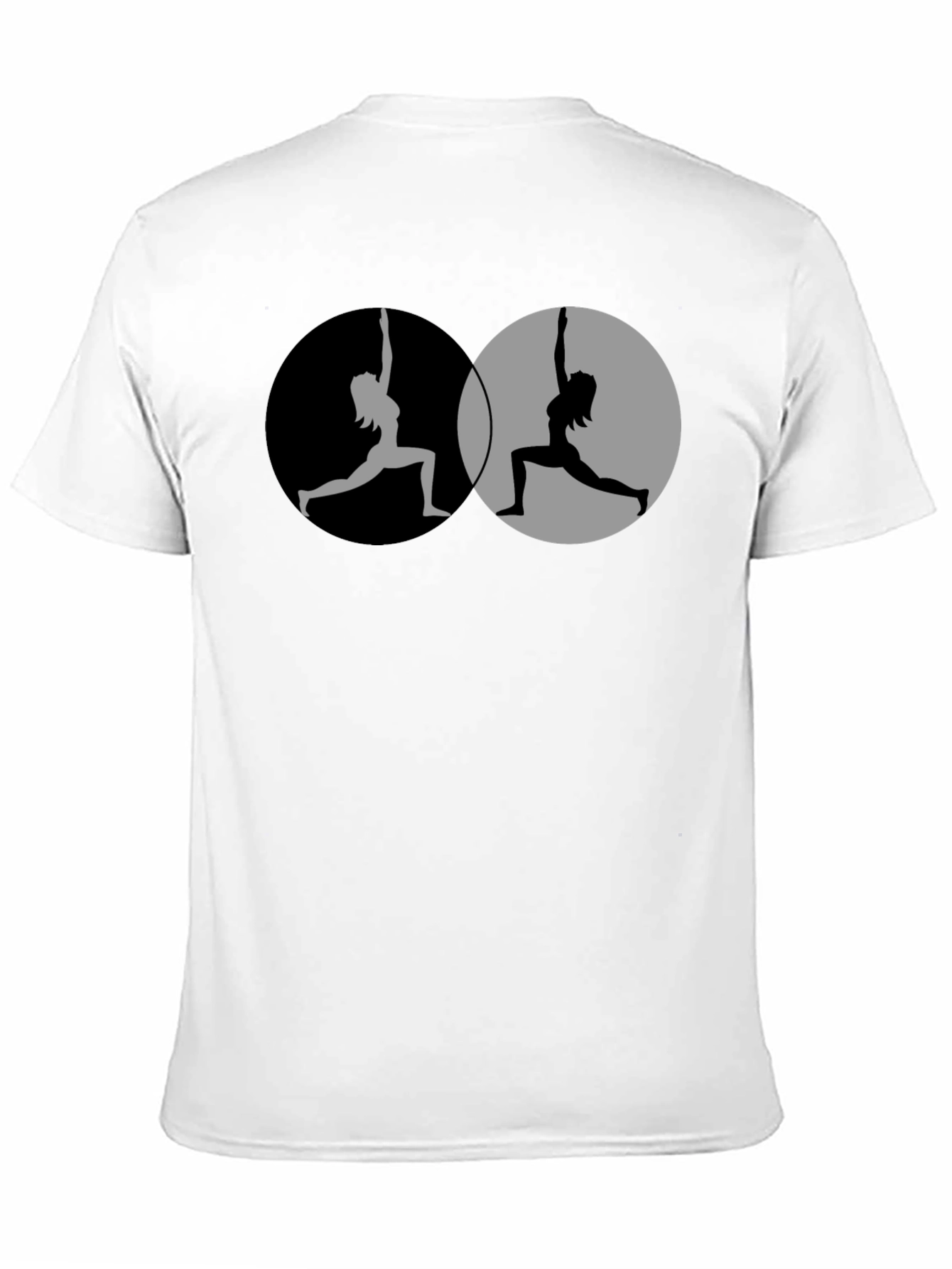 Black Yin Yang Yoga T-Shirt - Balance & Style view 11