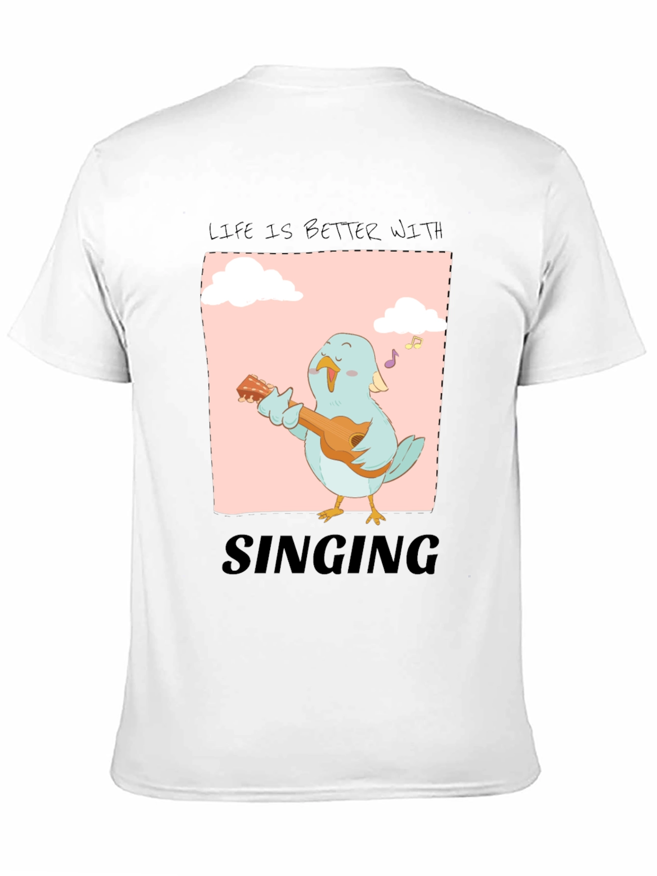 Black Life is Better with Singing Bird Graphic Tee view 11