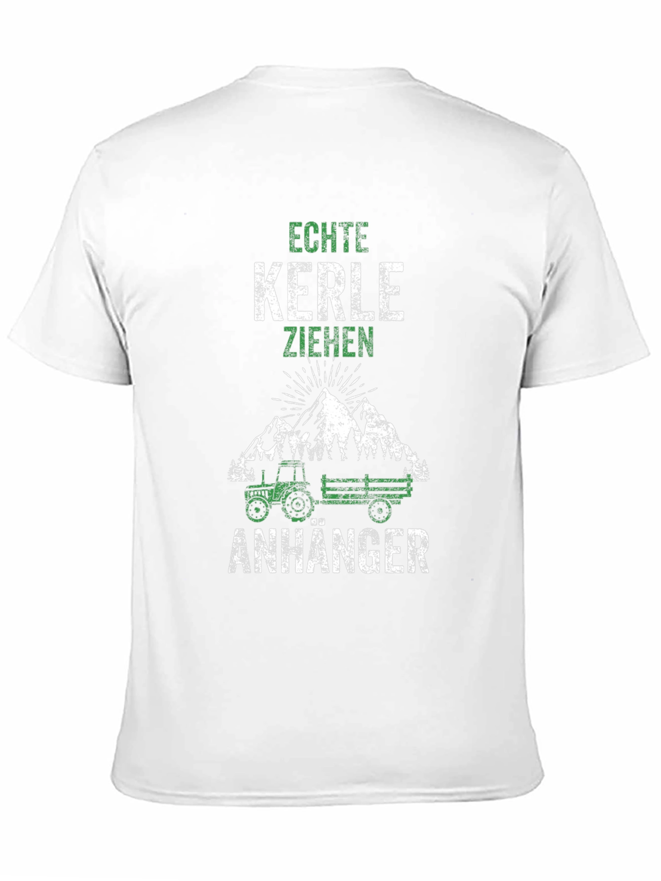 Black Echte Kerle Tractor Tee view 11