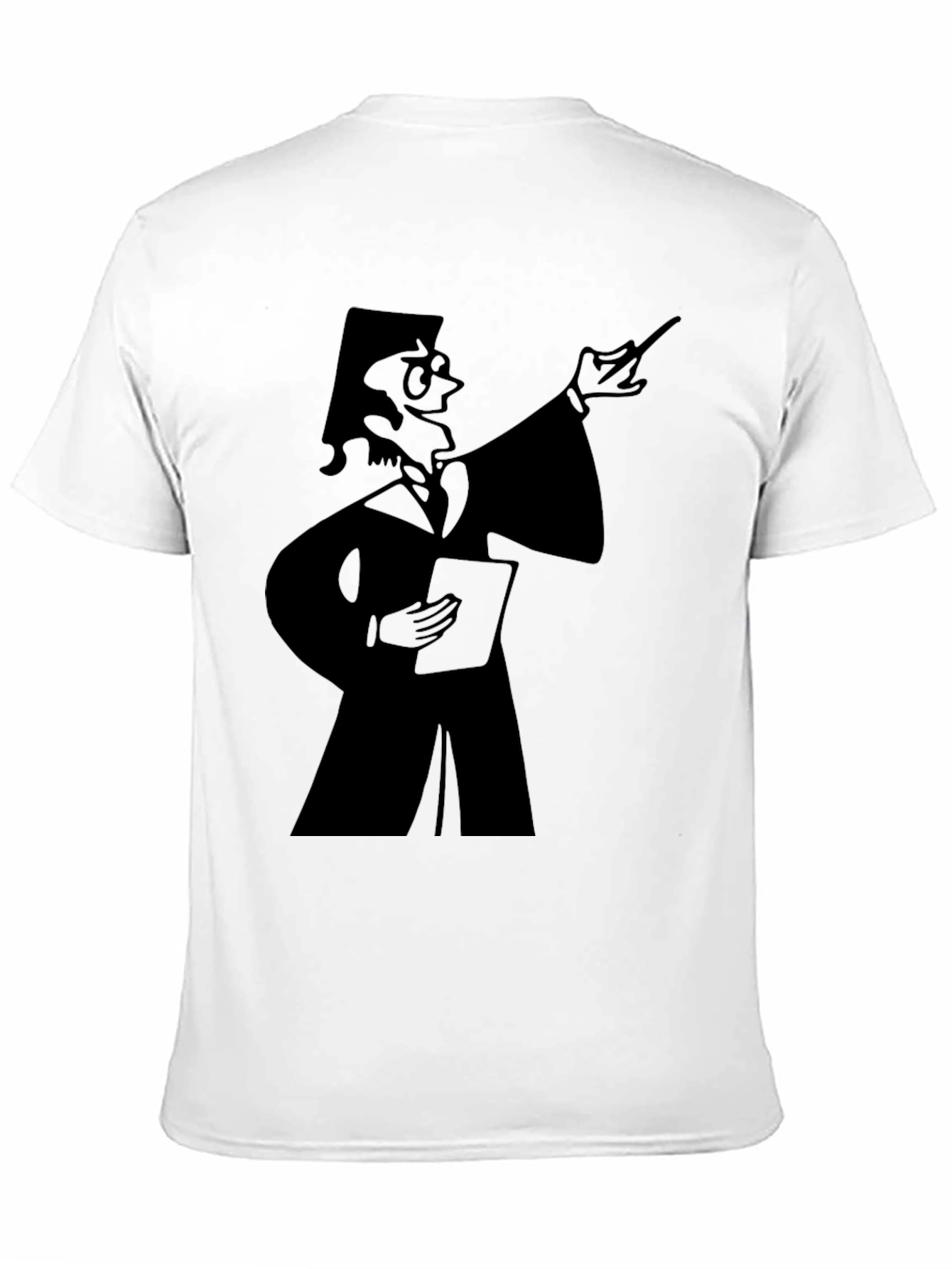 Professor Graphic Tee - Black Cotton T-Shirt - 11