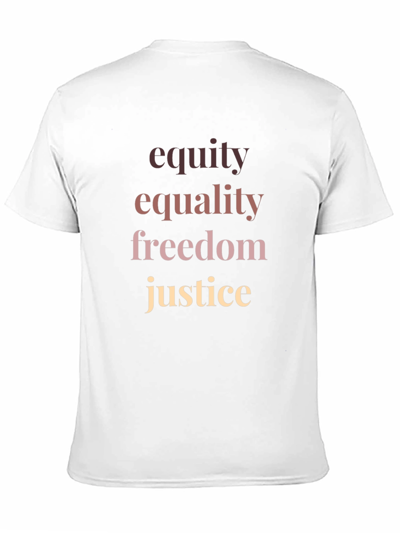 Black Equity Equality Freedom Justice T-Shirt view 11