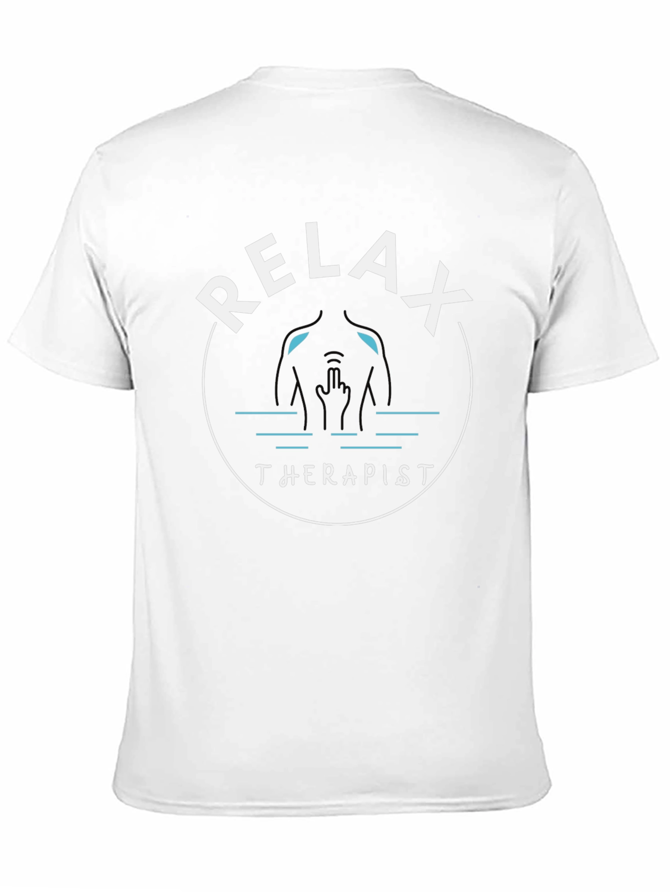 Black Relax Therapist T-Shirt - Funny Sarcastic Tee view 11
