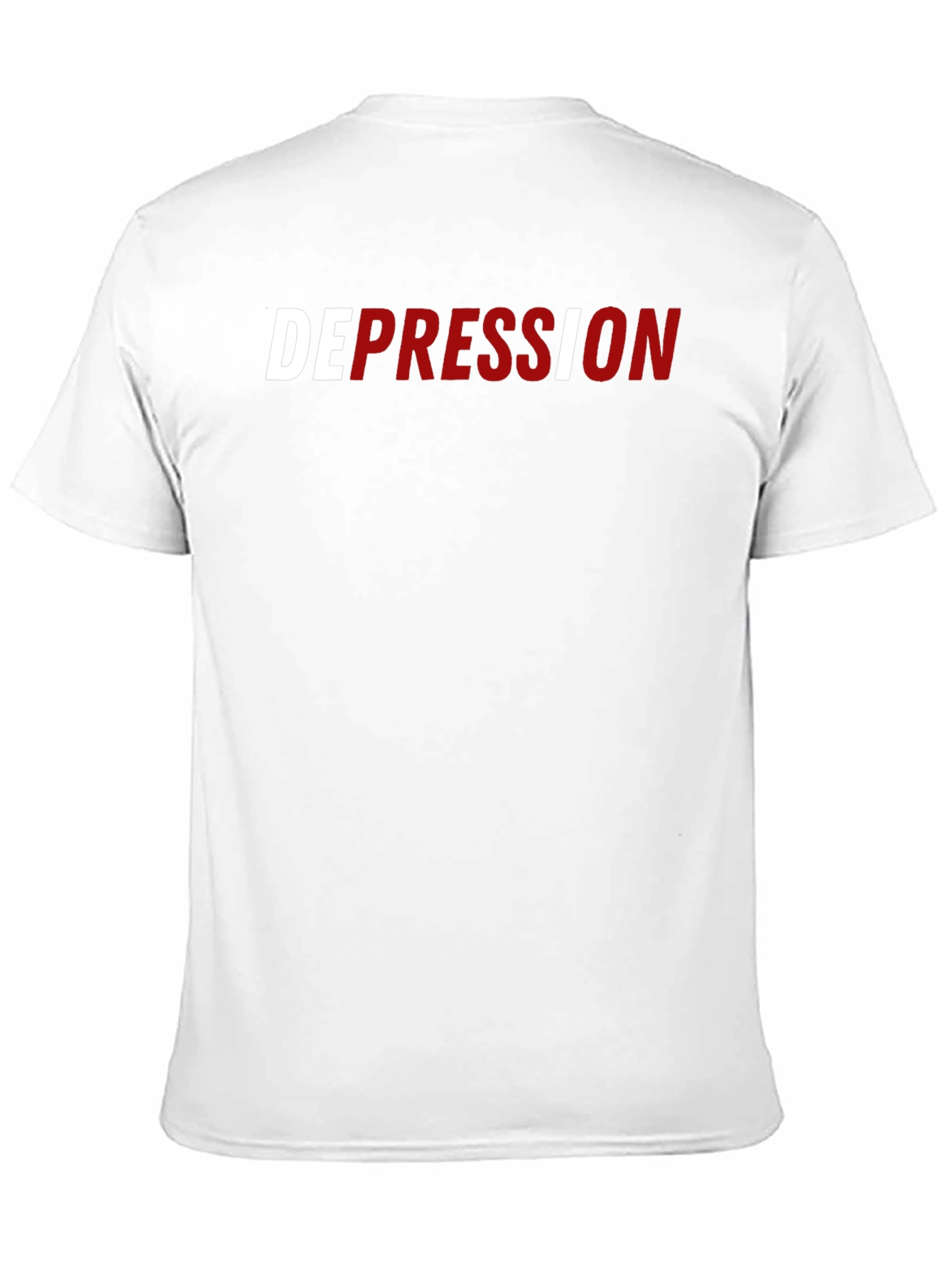 Black Depression Awareness Graphic Tee - Black view 11