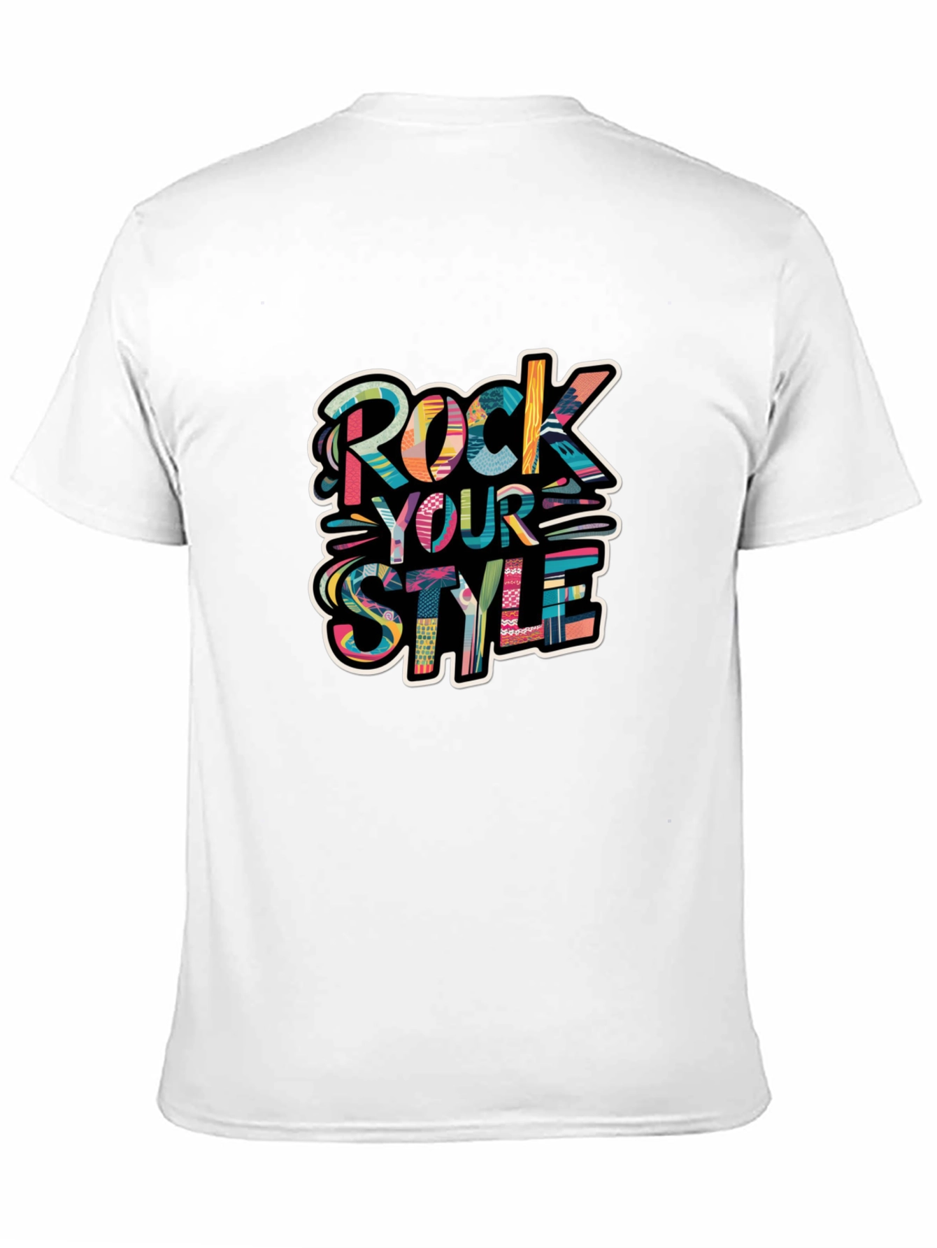 Black Rock Your Style Black Cotton Graphic Tee view 11