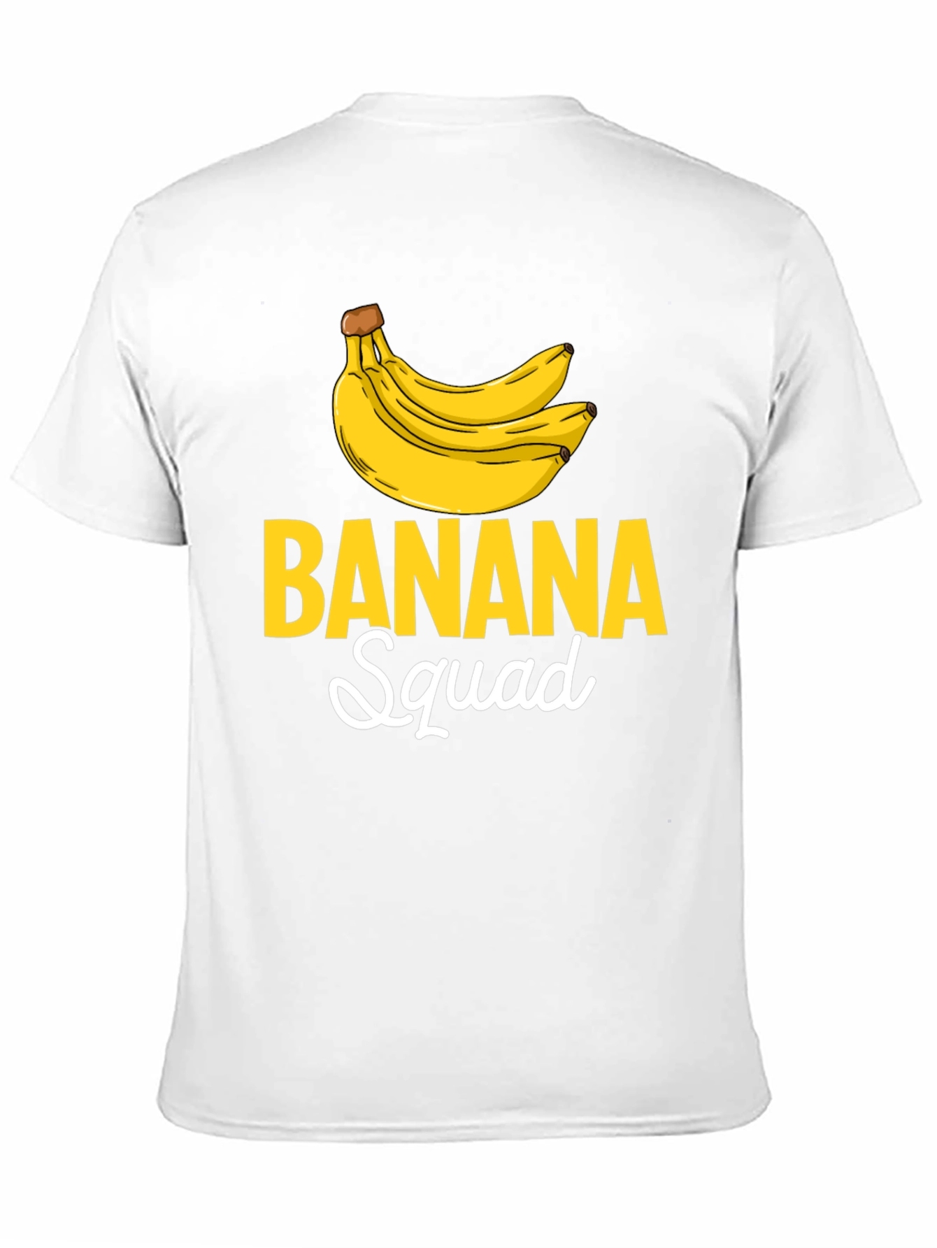 Black Banana Squad Graphic Tee - Funny Fruit T-Shirt view 11