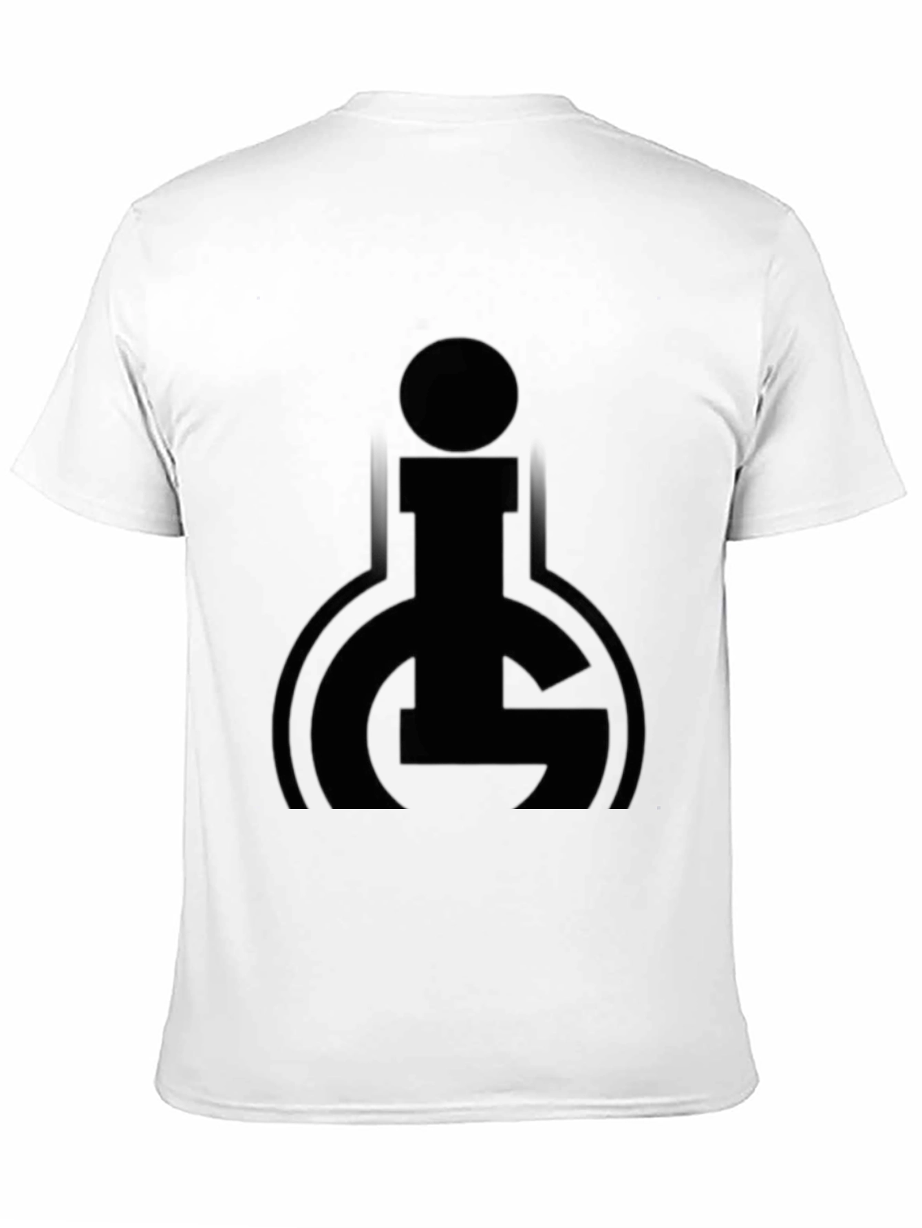 Black Black Graphic Tee - Modern Abstract Logo Design view 11