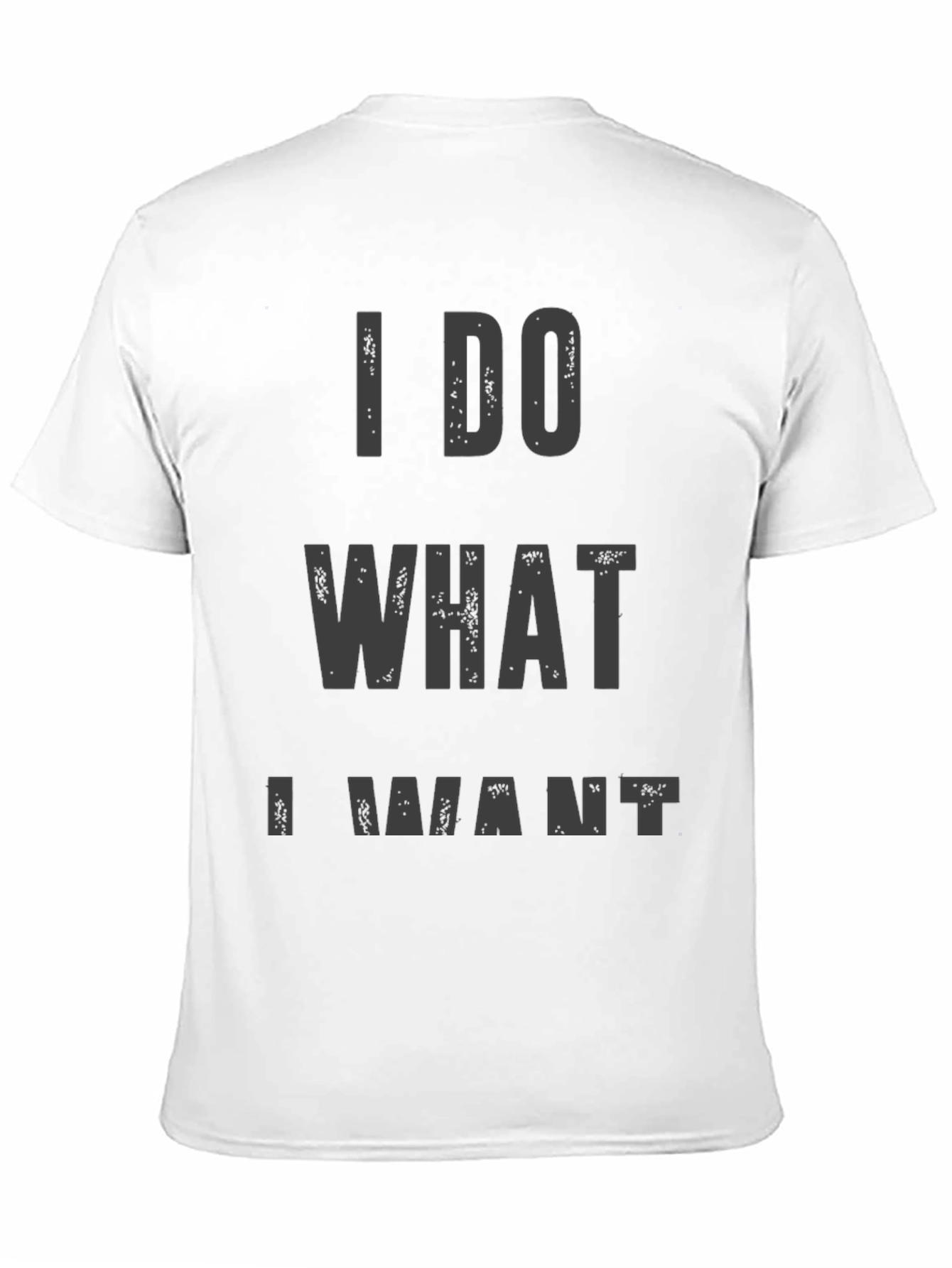 Black I Do What I Want Graphic Tee - Black view 11