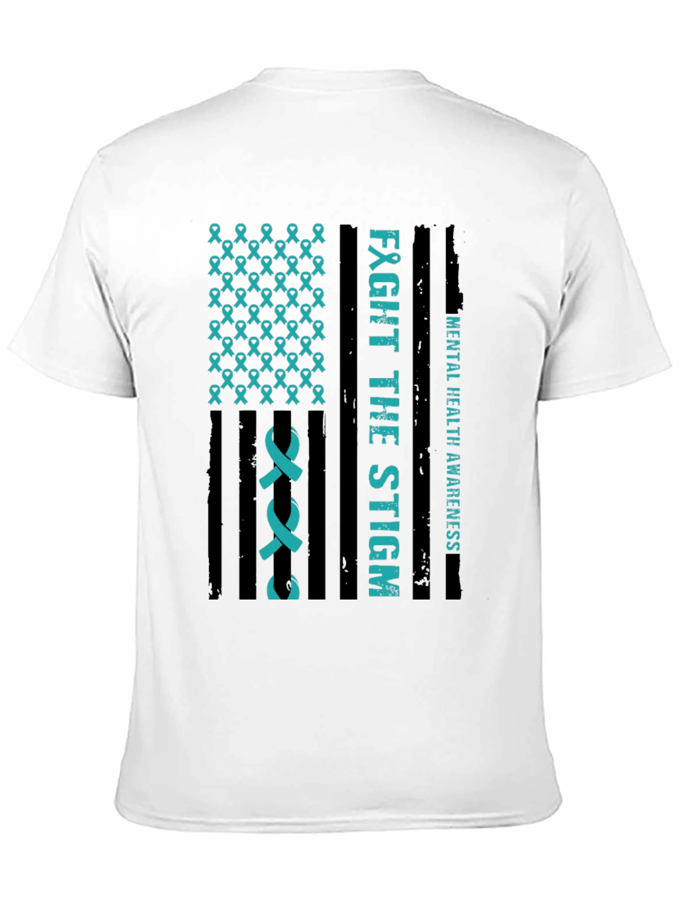 Black Mental Health Awareness T-Shirt - Fight The Stigma view 11