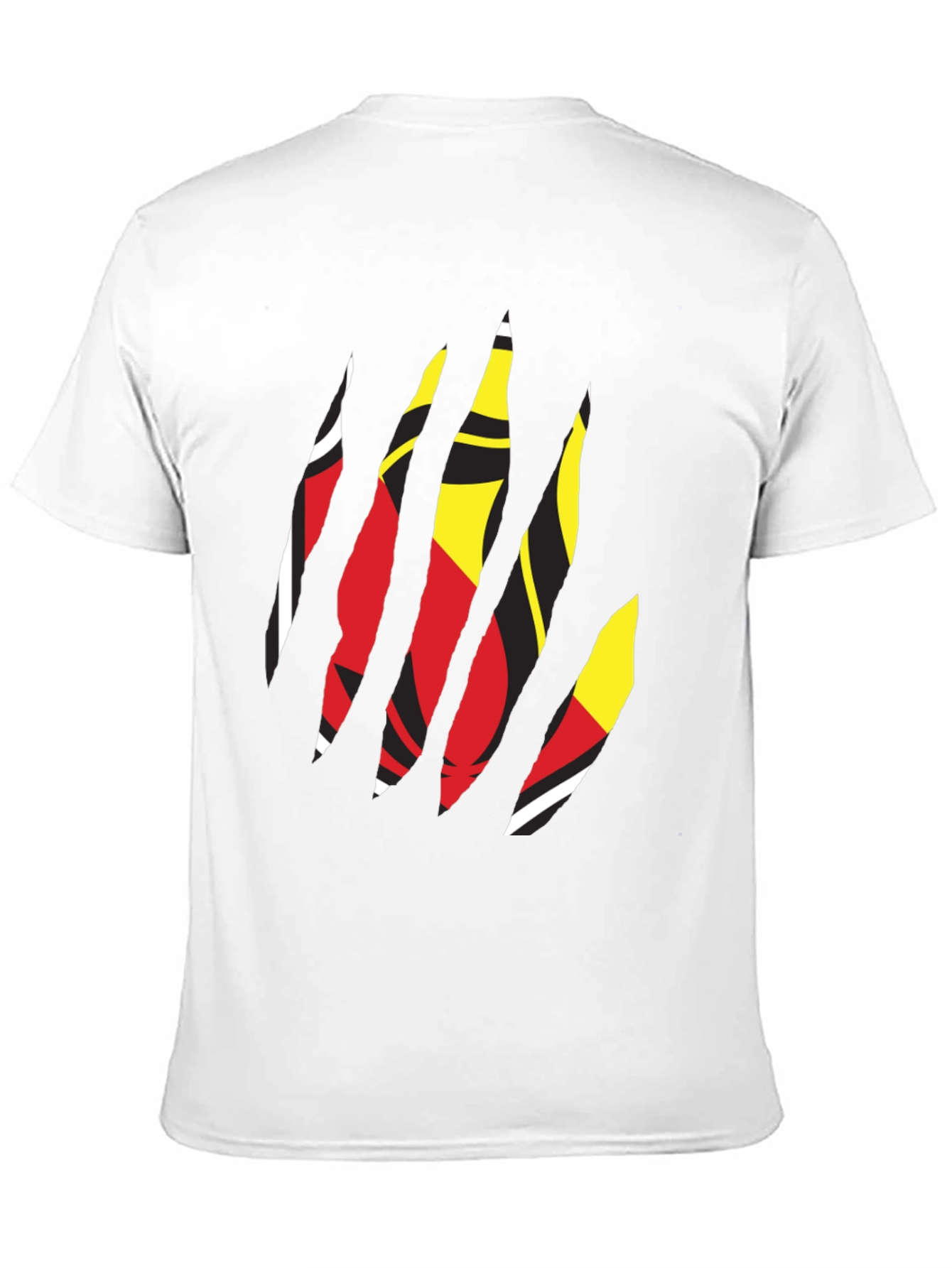 Ripped Graphic Tee - Bold Colors - 11