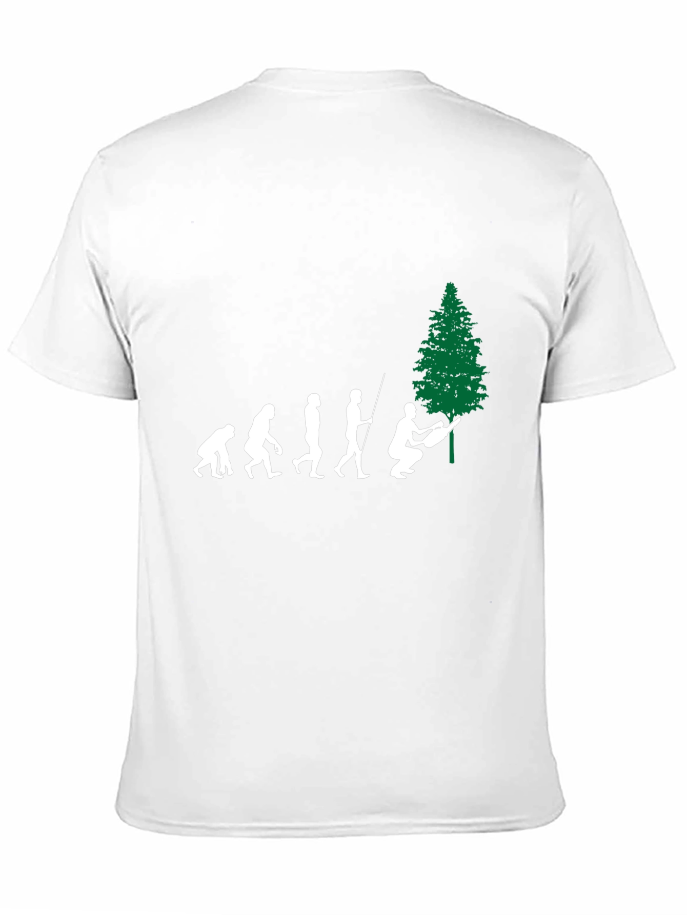 Black Evolution of Lumberjack Black T-Shirt view 11