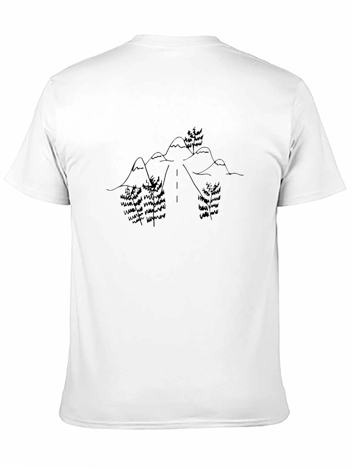 Black Mountain Road Graphic Black Tee view 11
