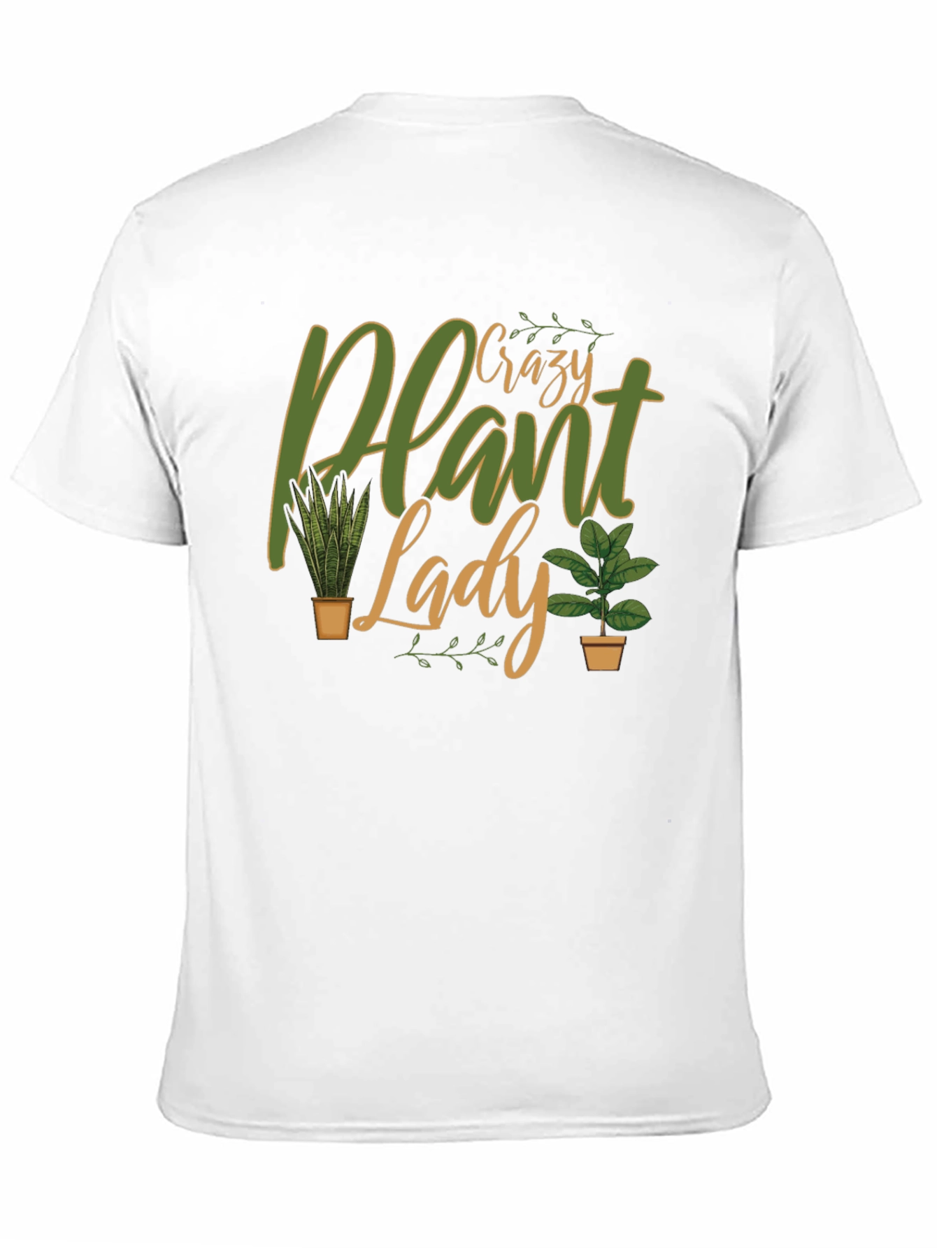 Crazy Plant Lady Graphic Tee - Novelty Gardener Shirt - 11