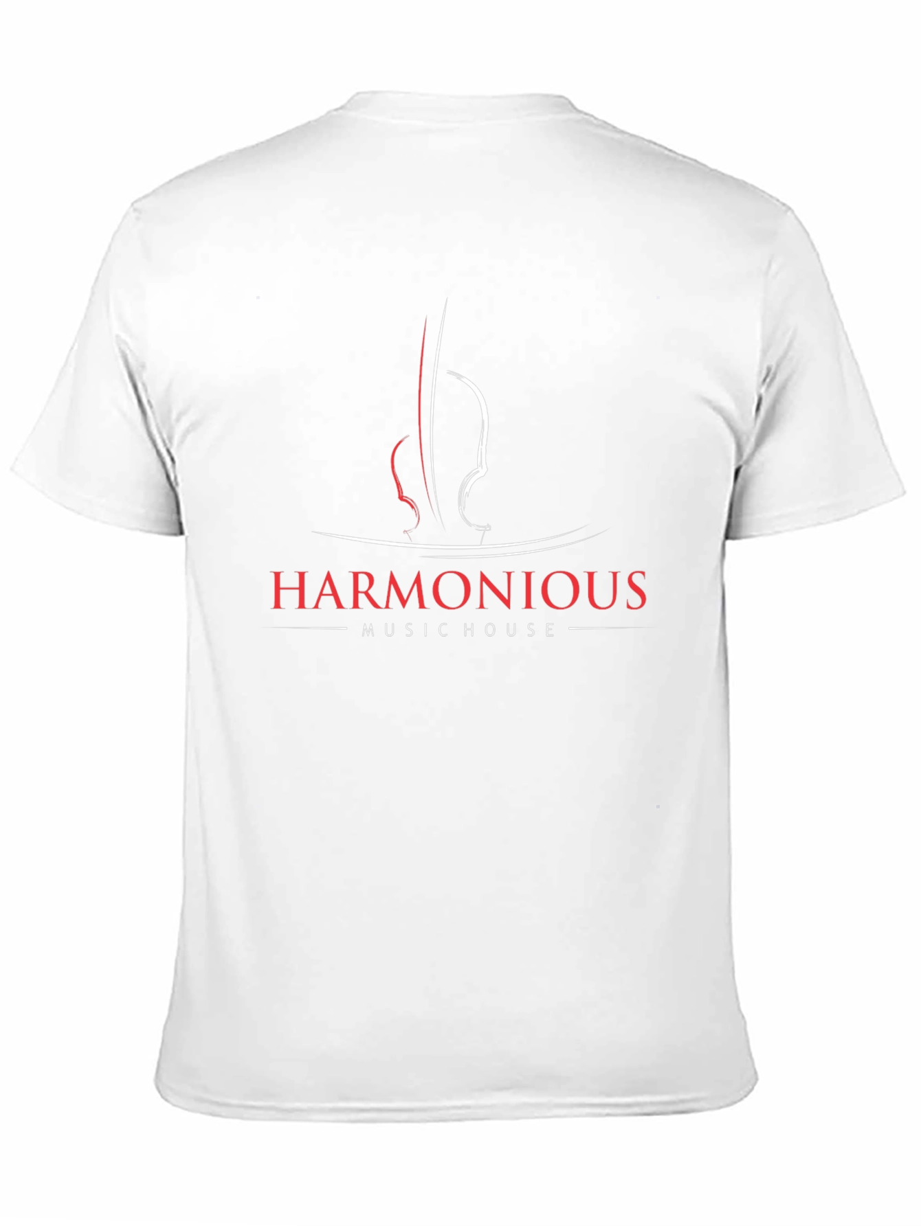 Black Harmonious Music House T-Shirt view 11
