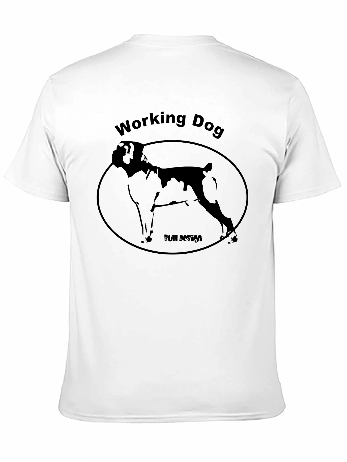 Black Working Dog T-Shirt - Stylish Dog Breed Design view 11