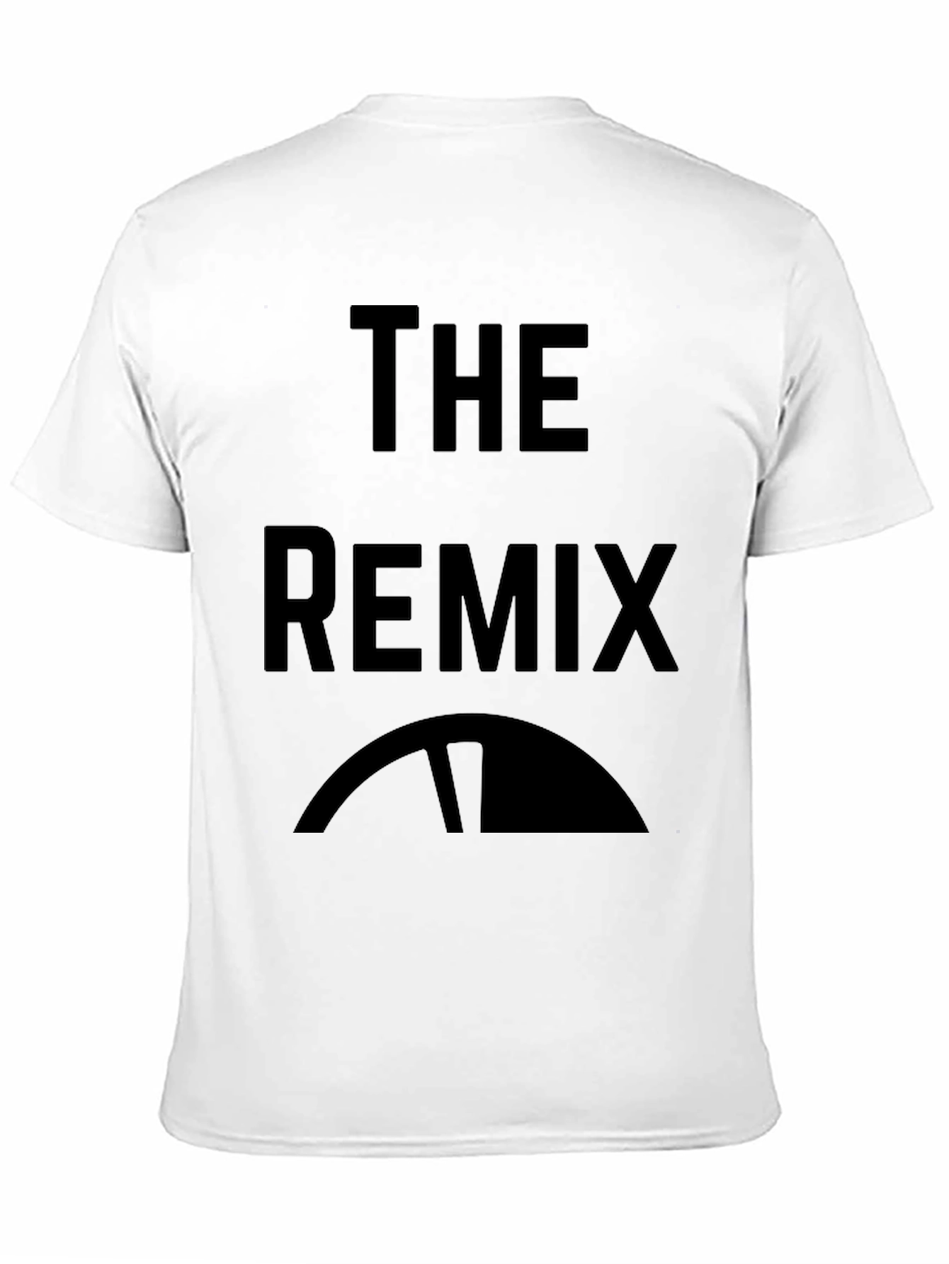 Black The Remix Graphic T-Shirt - Cool Casual Tee view 11