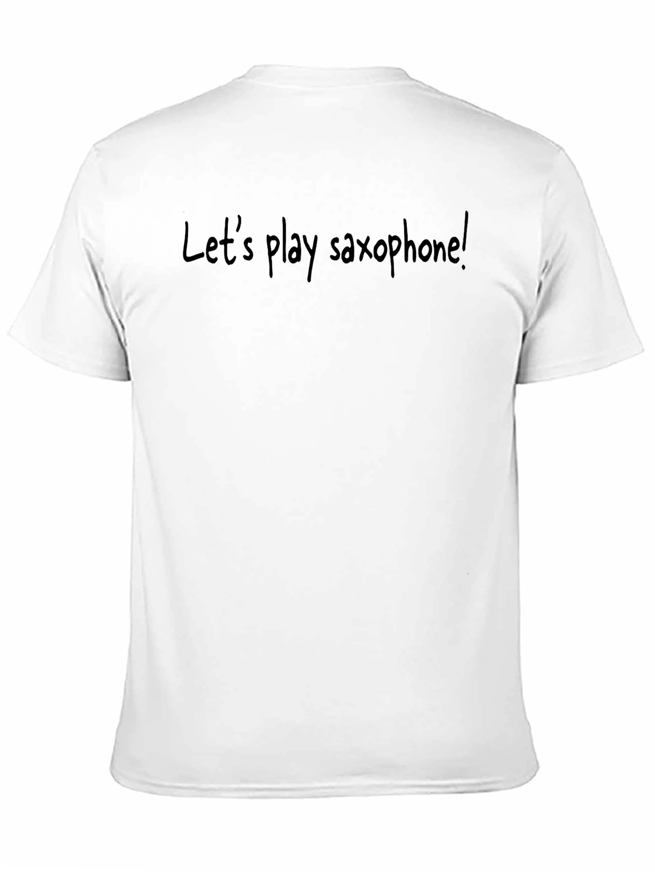 Black Let's Play Saxophone T-Shirt view 11