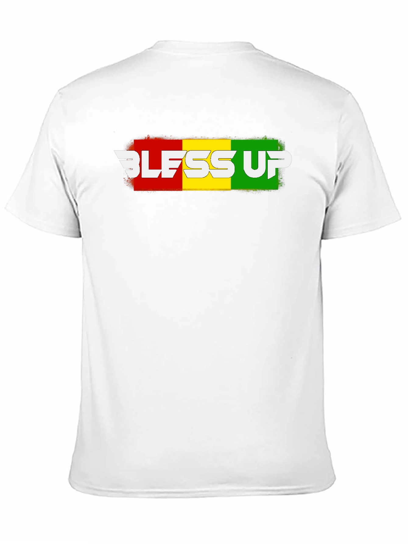 Black Bless Up Rasta T-Shirt - Reggae Style view 11