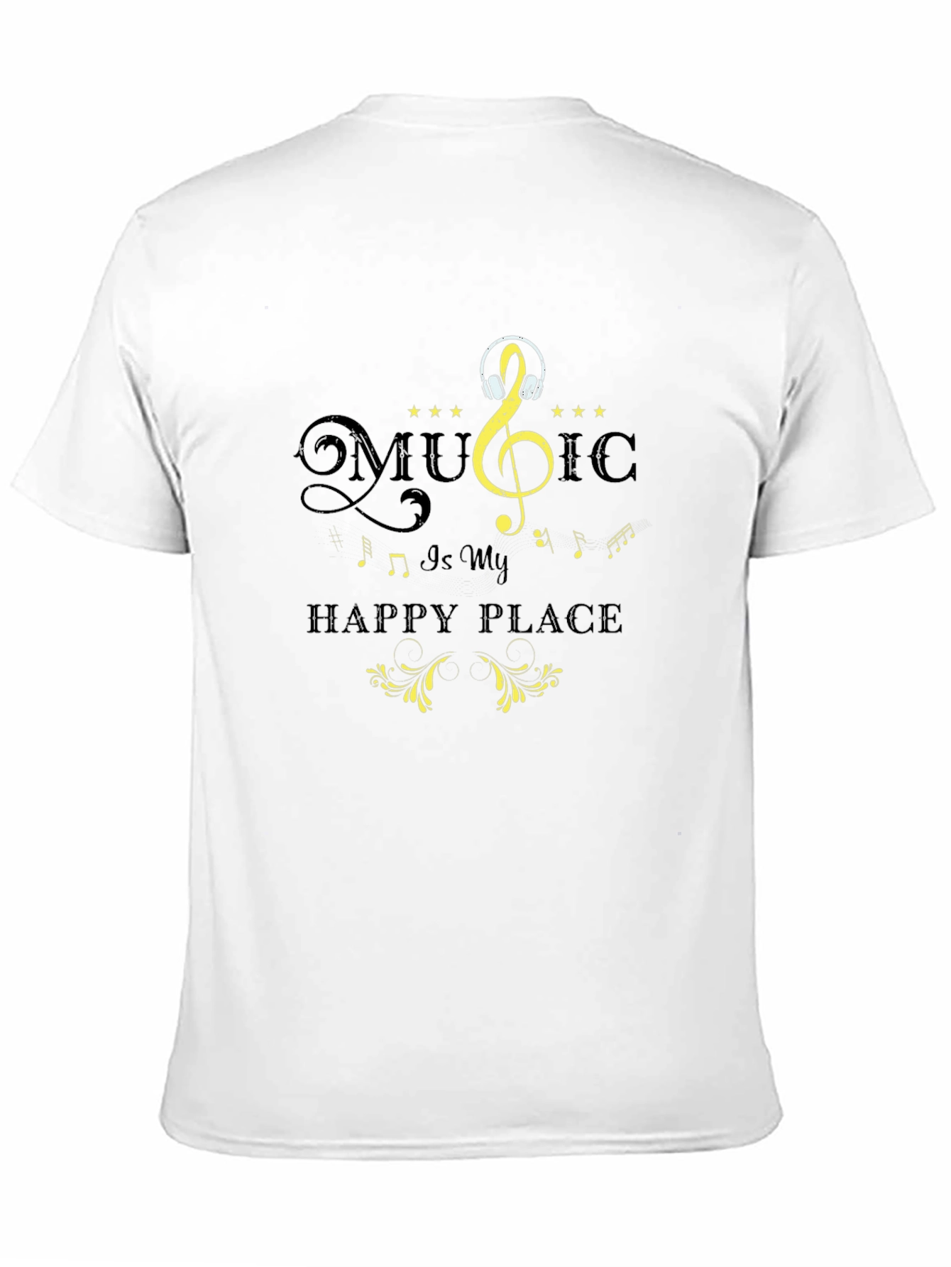 Black Music is My Happy Place T-Shirt view 11