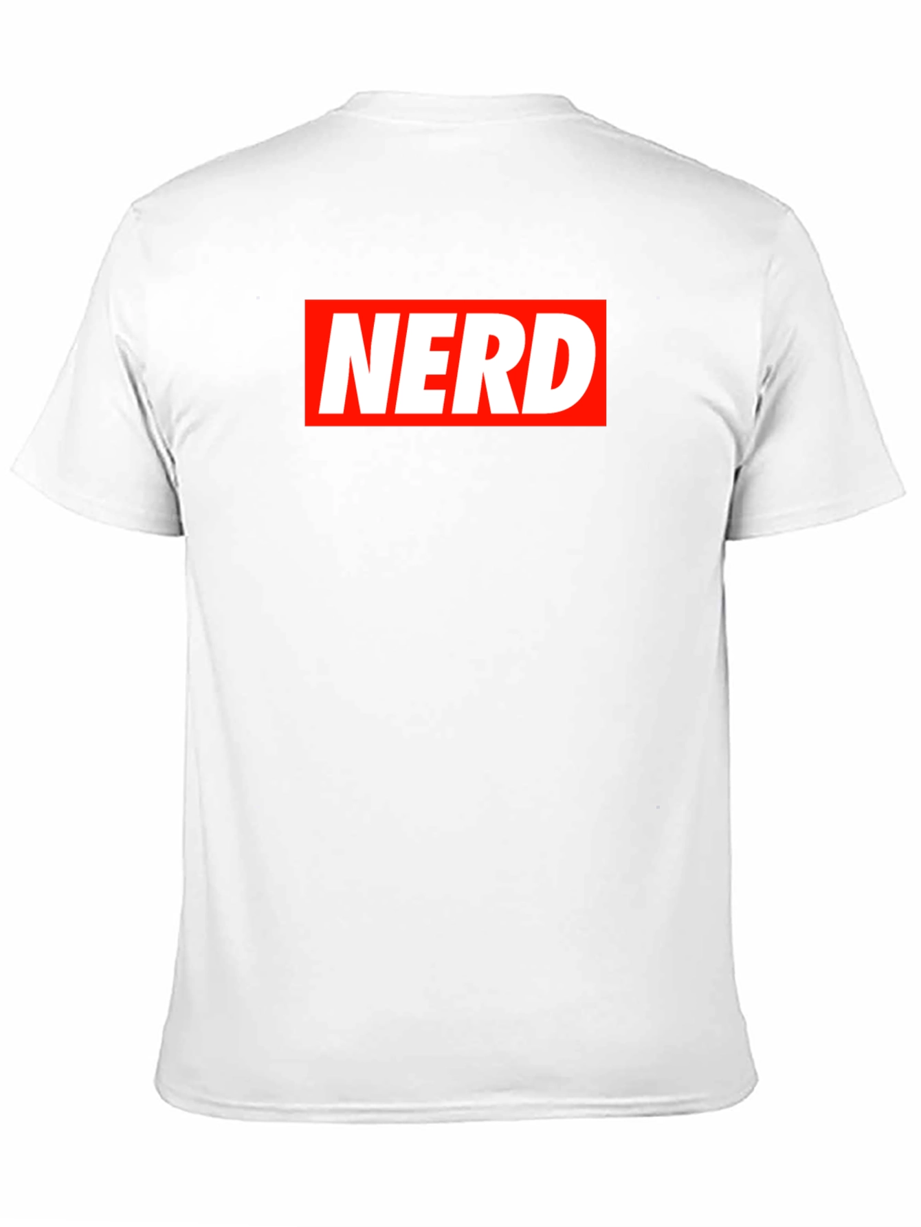 Black Nerd Box Logo Black T-Shirt view 11