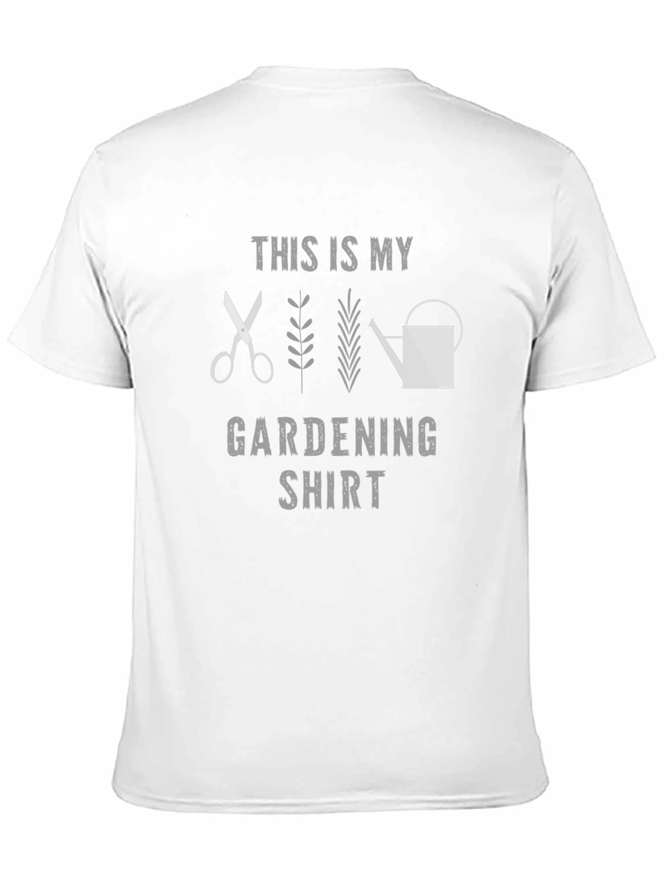 Black Gardening Shirt - Gardener T-Shirt view 11