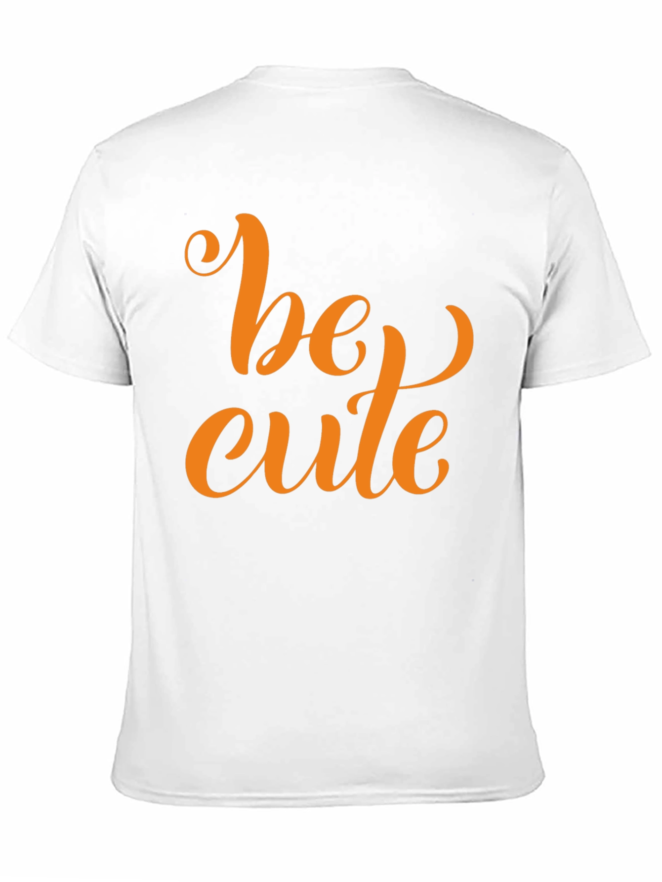 Black Be Cute Black T-Shirt - Trendy Casual Wear view 11