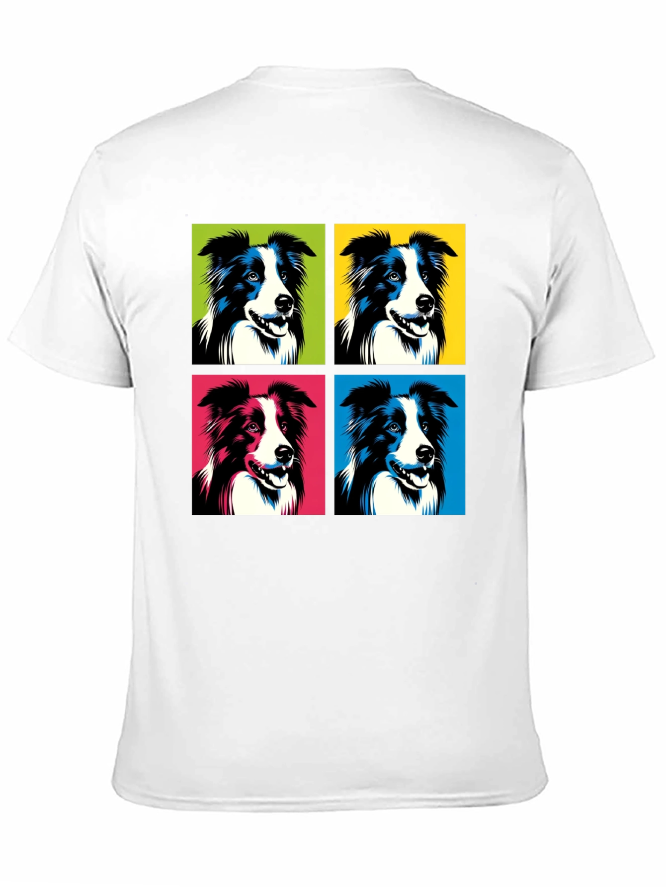 Black Pop Art Dog T-Shirt - Bold Graphic Tee view 11