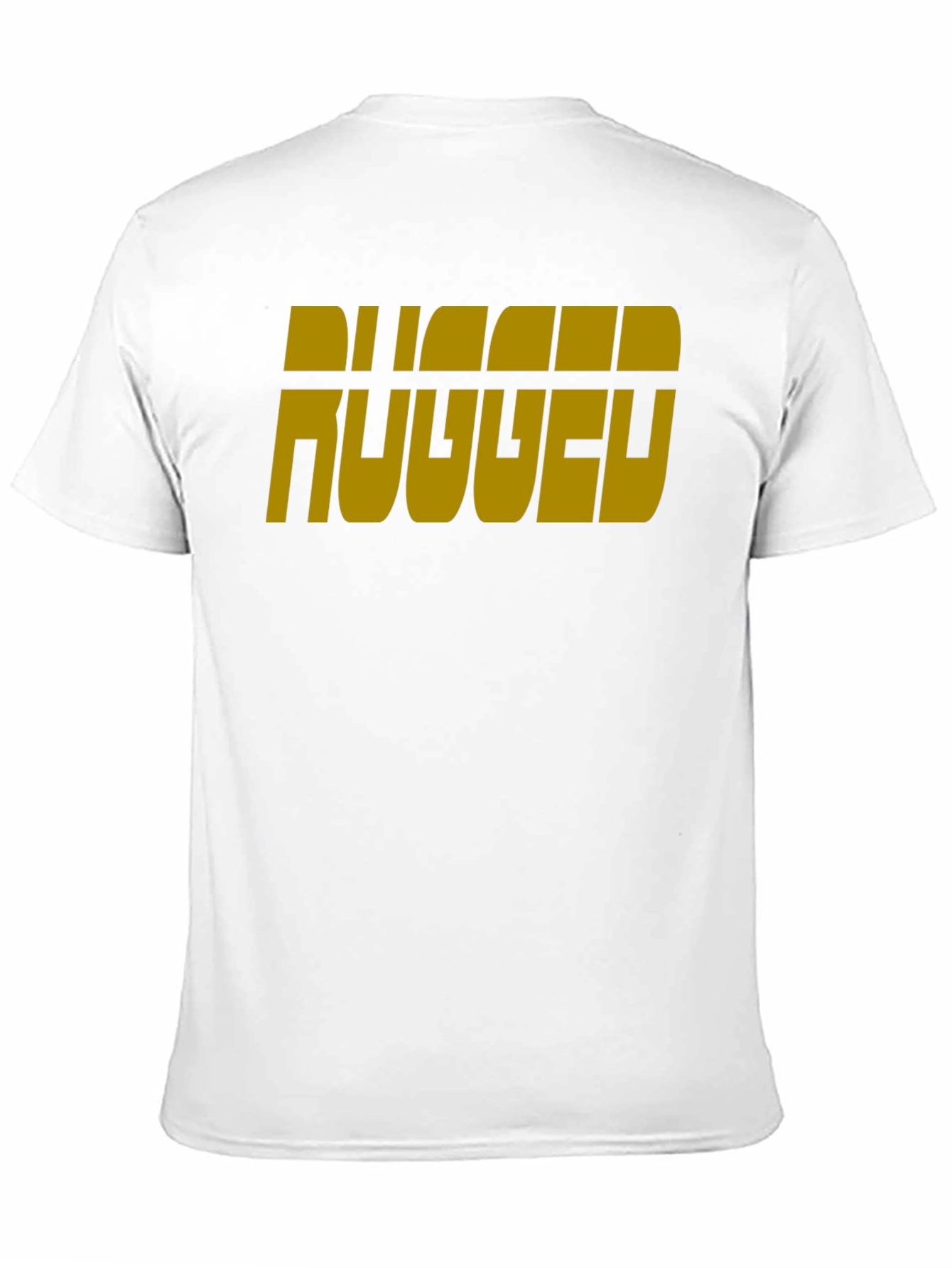 Black Rugged Graphic Tee - Black Short Sleeve Crew Neck view 11