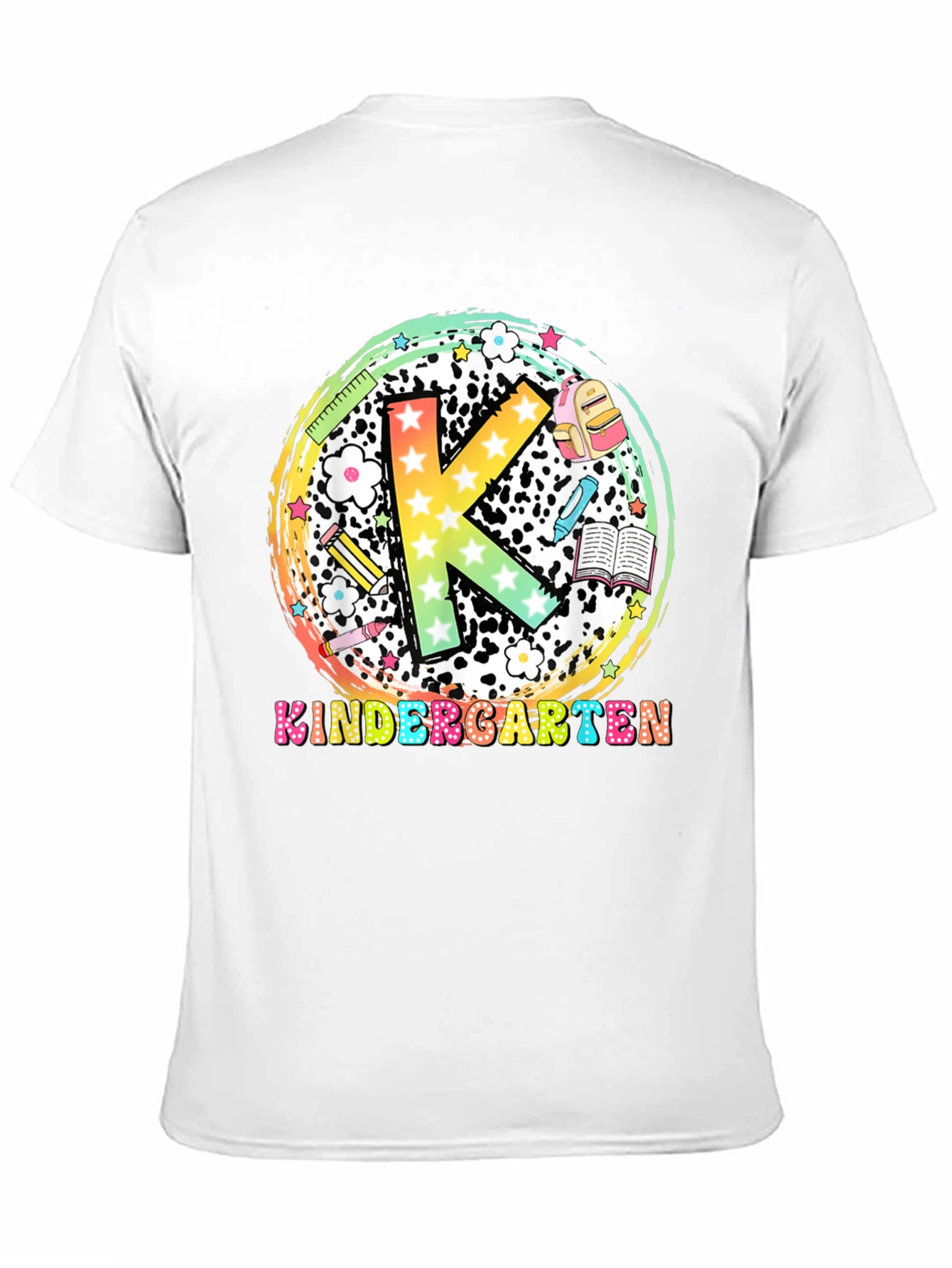 Black Kindergarten Teacher Black T-Shirt view 11