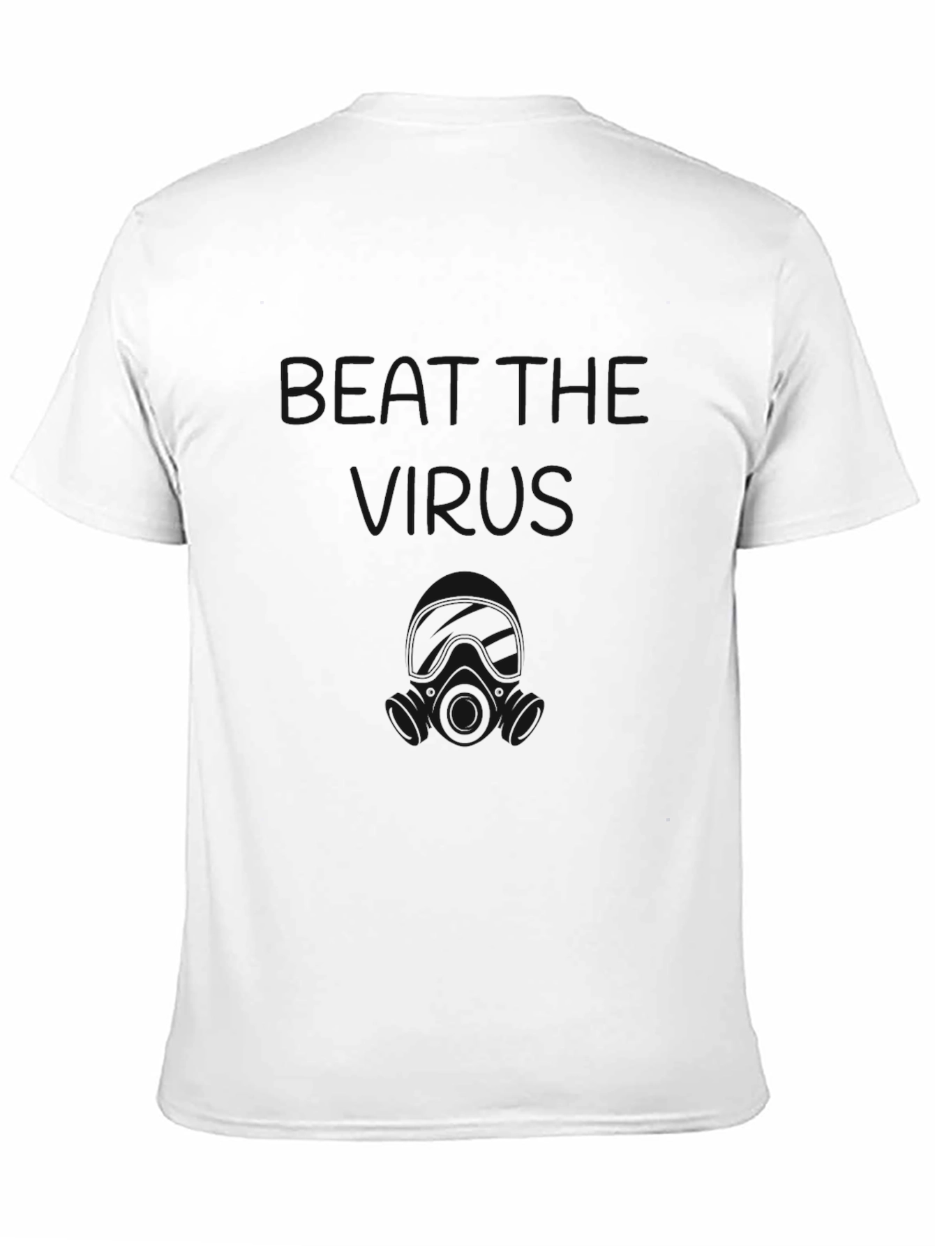 Black Men's Solid Black Short Sleeve T-Shirt view 11