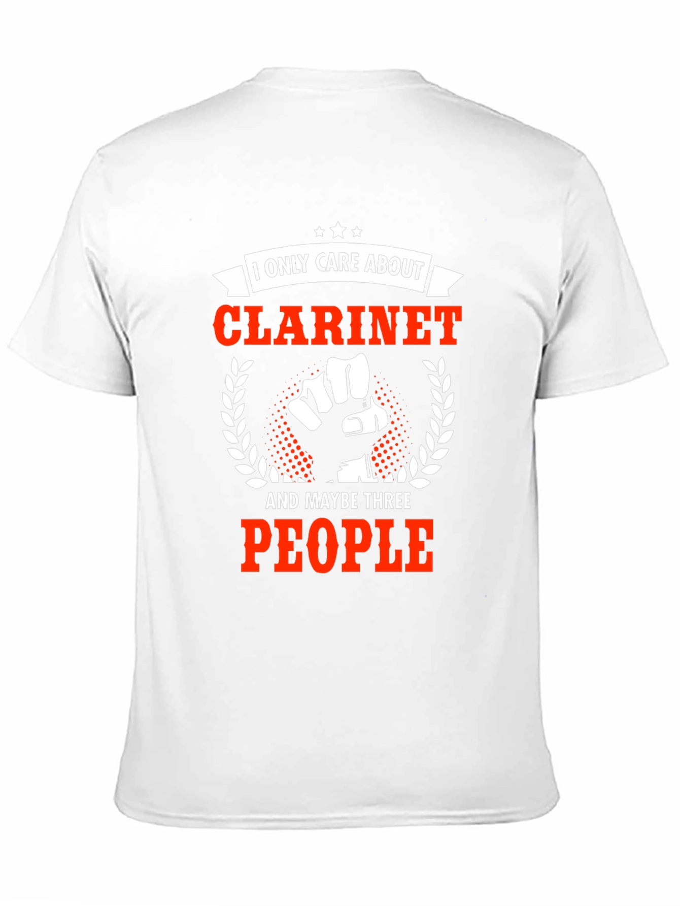 Black Clarinet Lover T-Shirt view 11