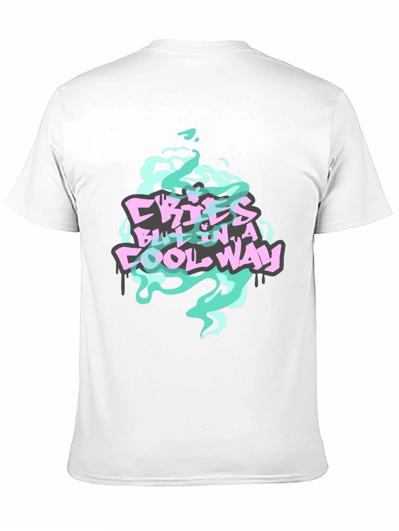 Black Cries But In A Cool Way Graphic Tee view 11