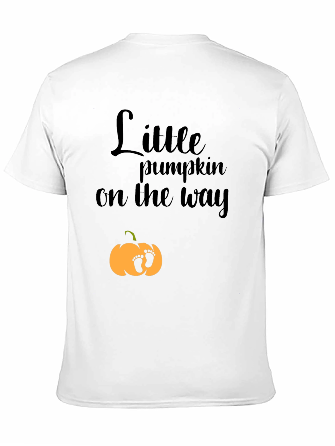 Black Little Pumpkin On The Way T-Shirt view 11