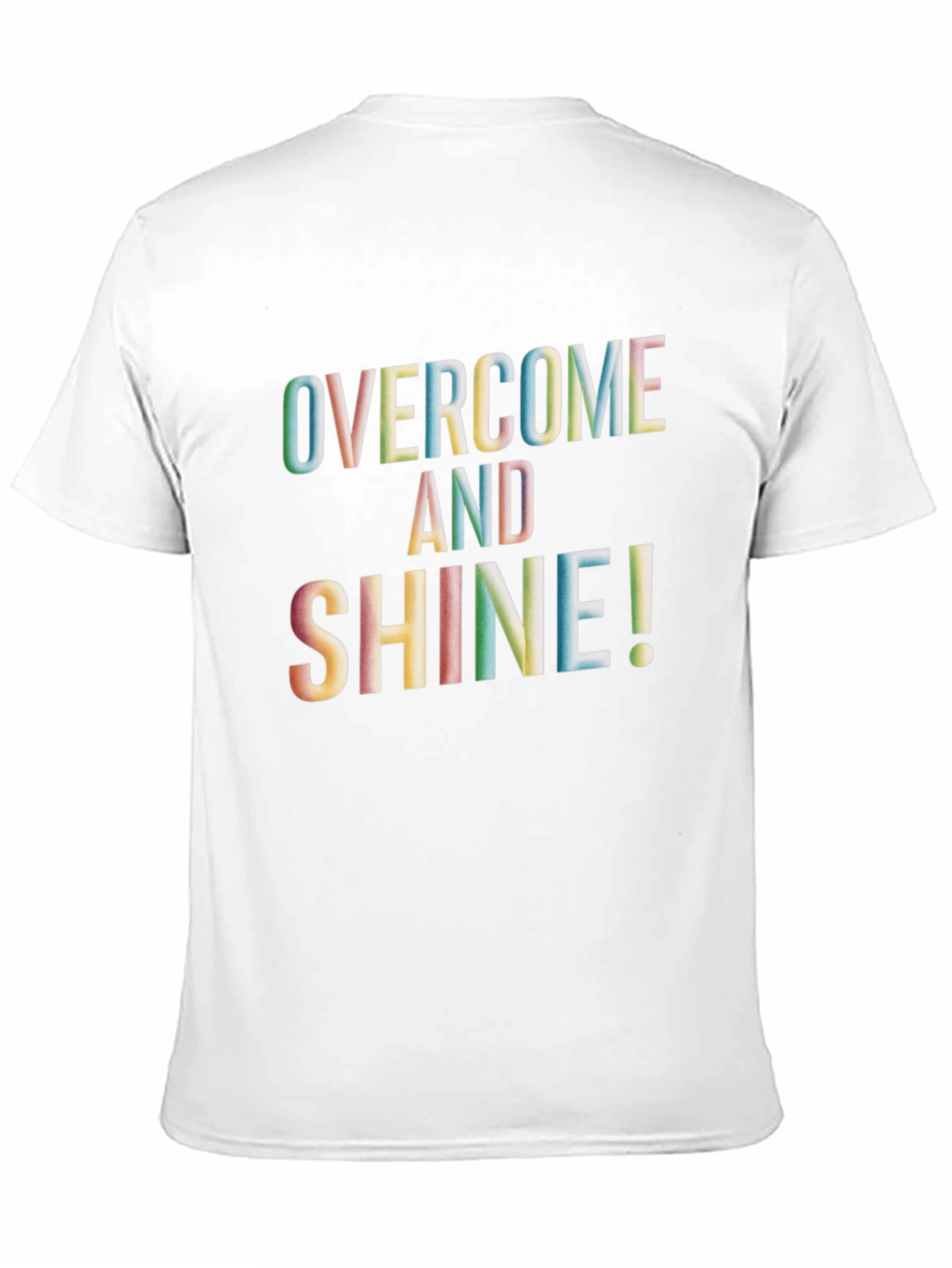 Black Overcome and Shine Graphic Tee - Men's Black T-Shirt view 11