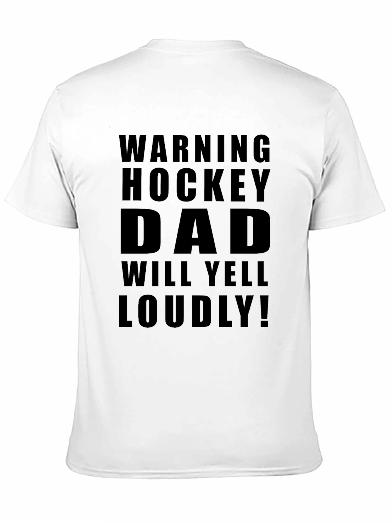 Hockey Dad Warning T-Shirt - Loud Supporter Apparel - 11