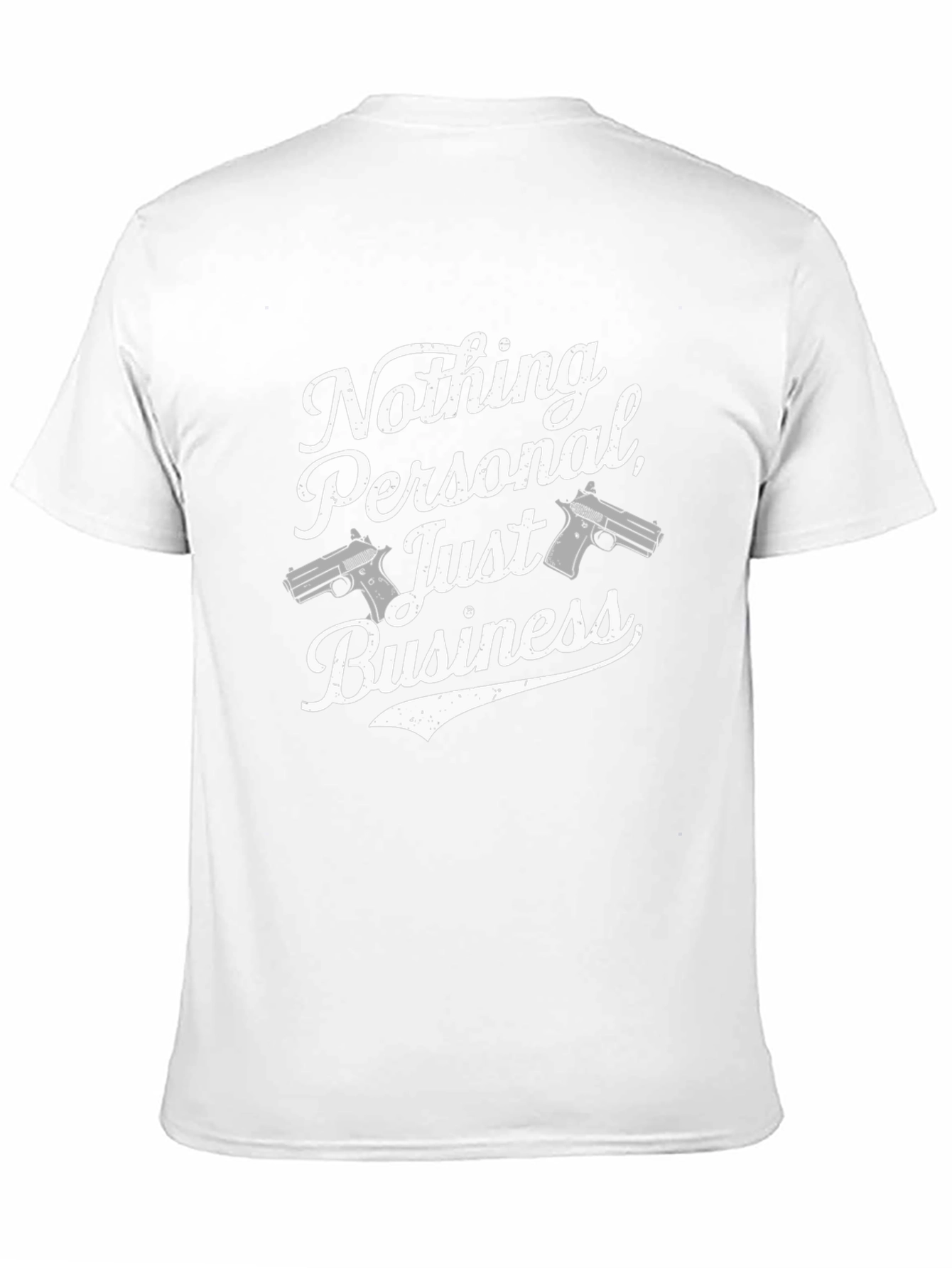 Black Nothing Personal Business T-Shirt view 11